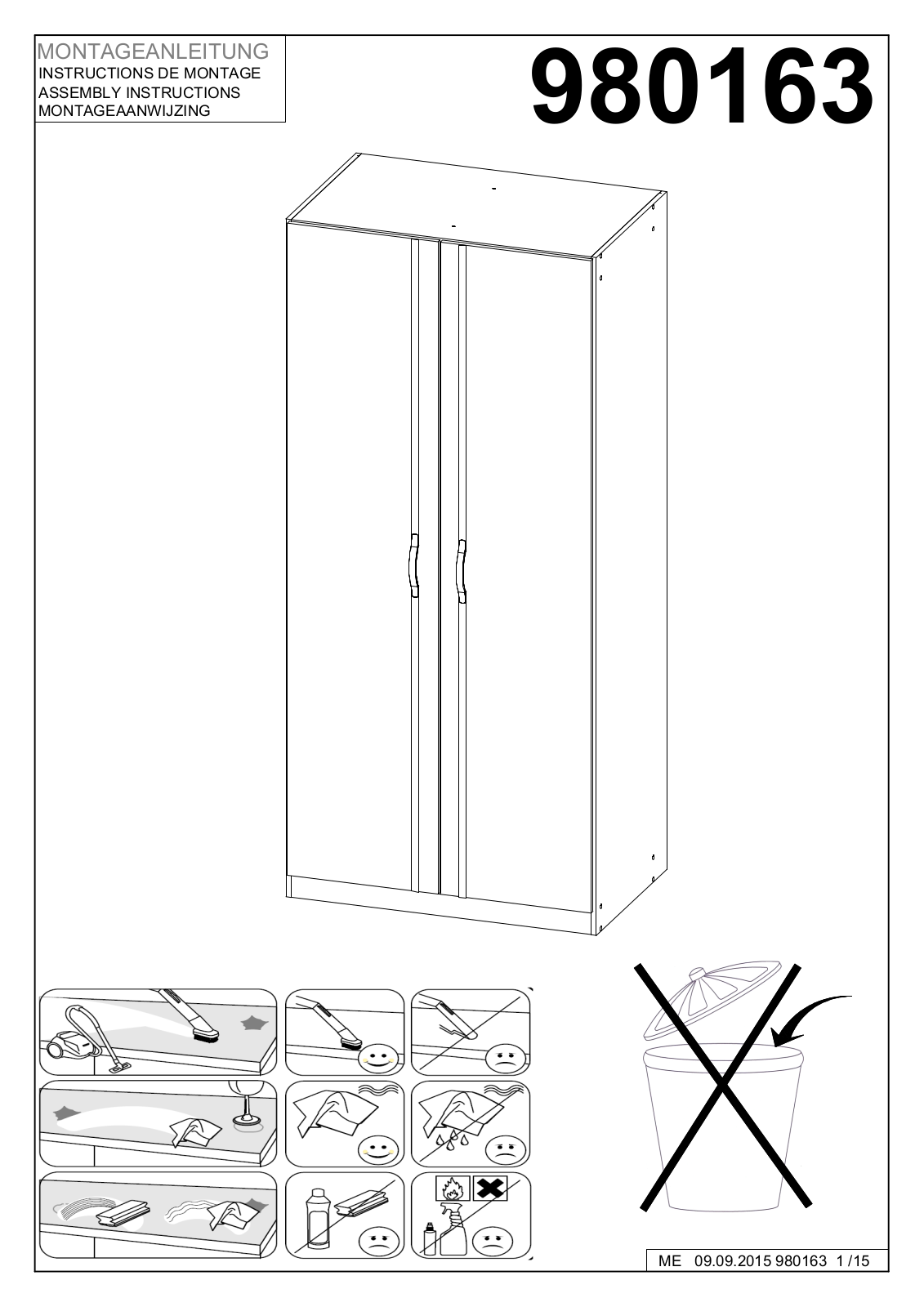 Wimex 980163 Assembly instructions