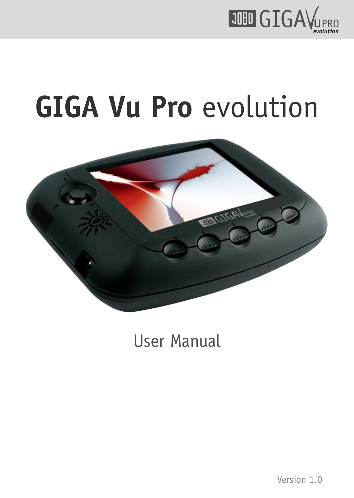 Jobo GIGA VU PRO EVOLUTION User Manual