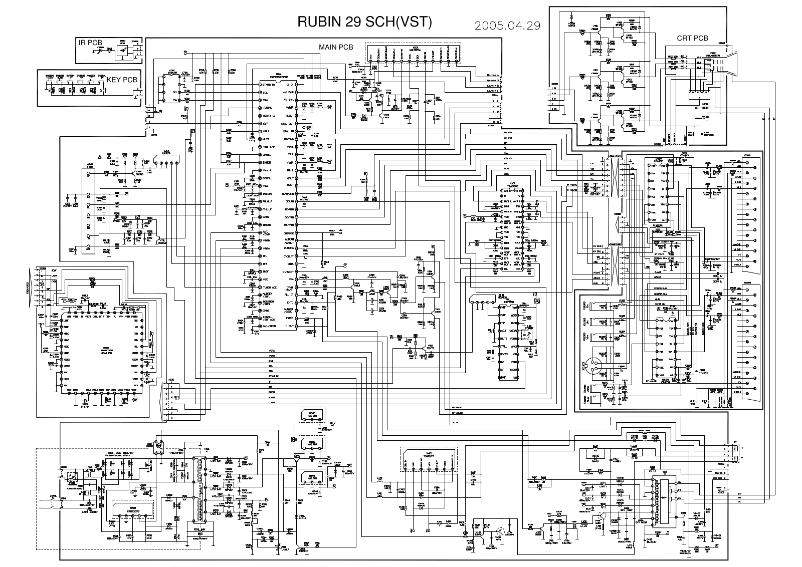 Hyundai HTV2908PFS Schematics