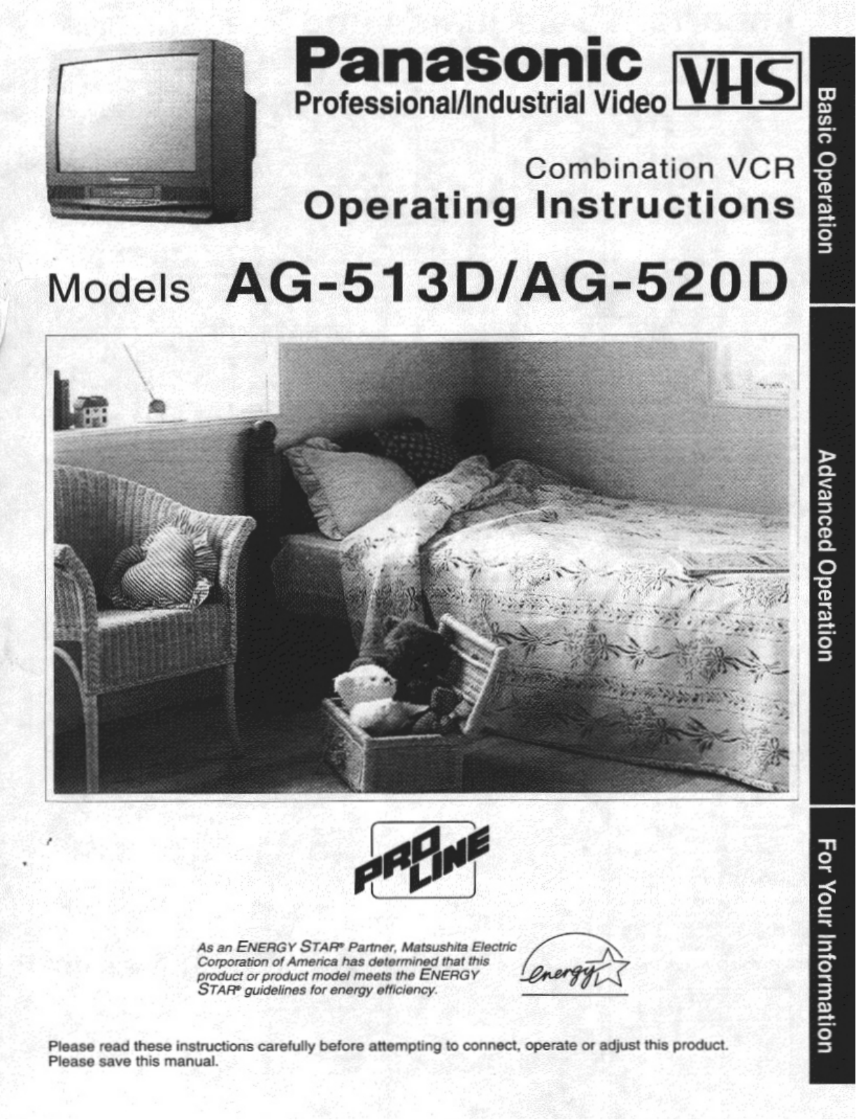 Panasonic AG-513 User Manual