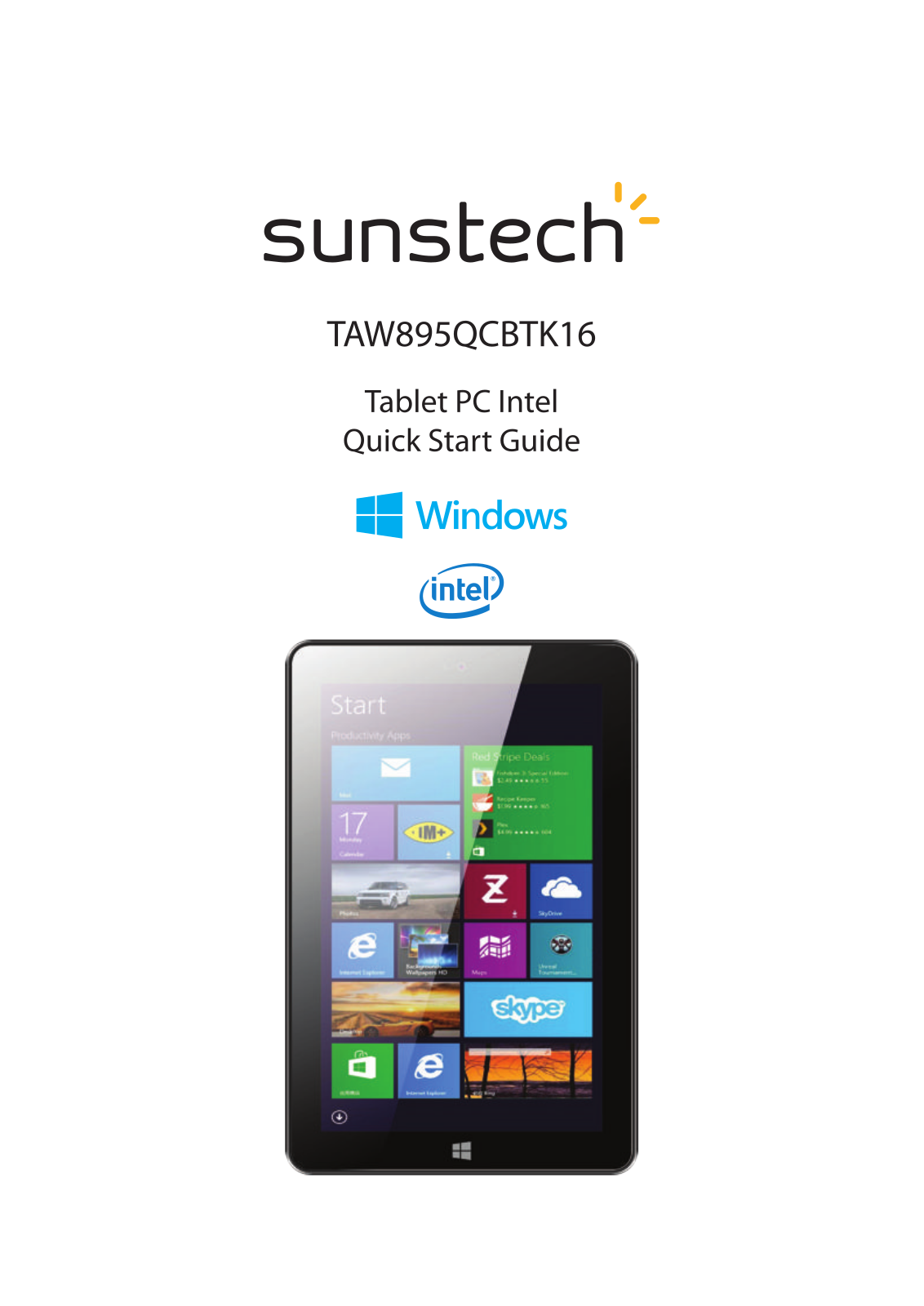 SUNSTECH TAW 895 QCBTK16 Guide rapide