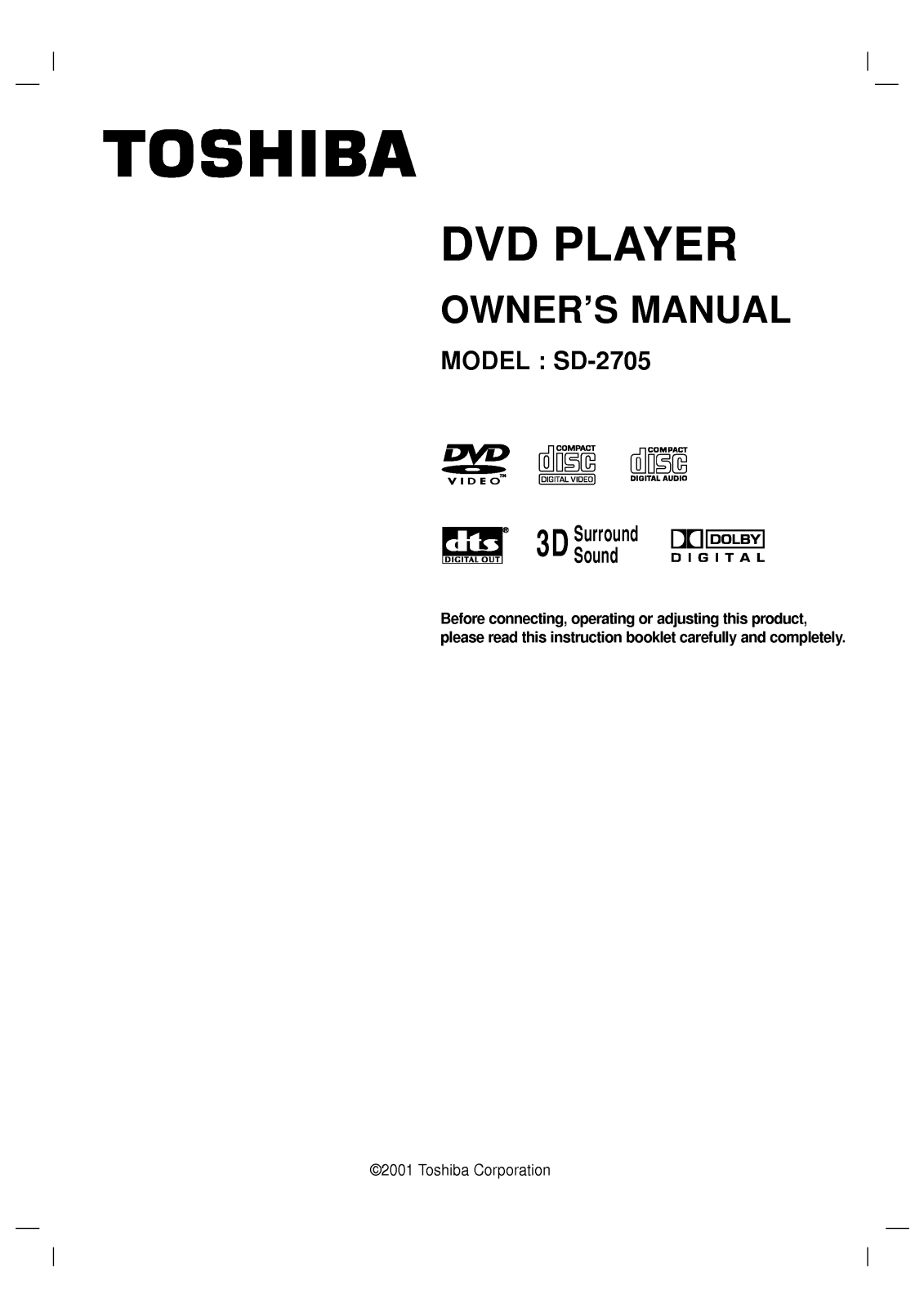 LG SD-2705-K-UT, SD-2705-K-TU User Manual