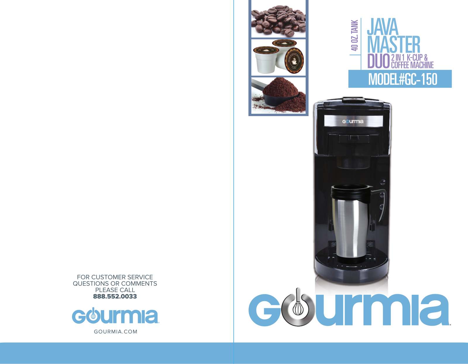 Gourmia GS150 User Manual