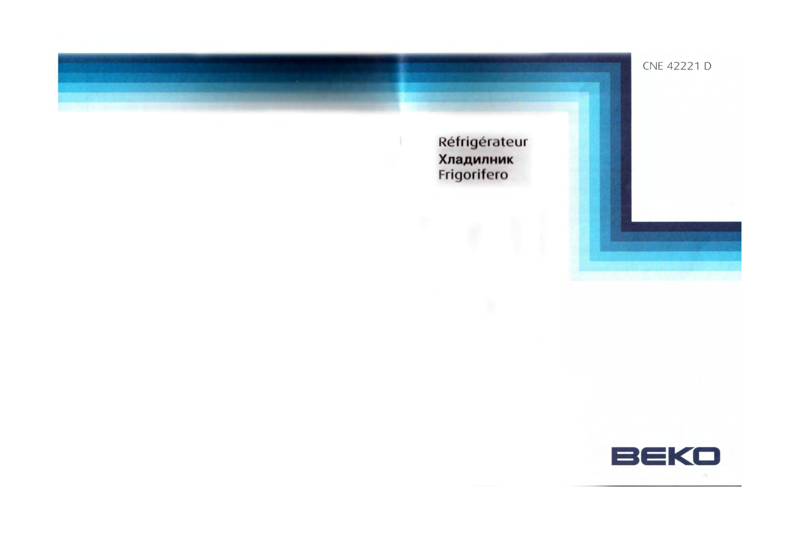 BEKO CNE42221DS User Manual