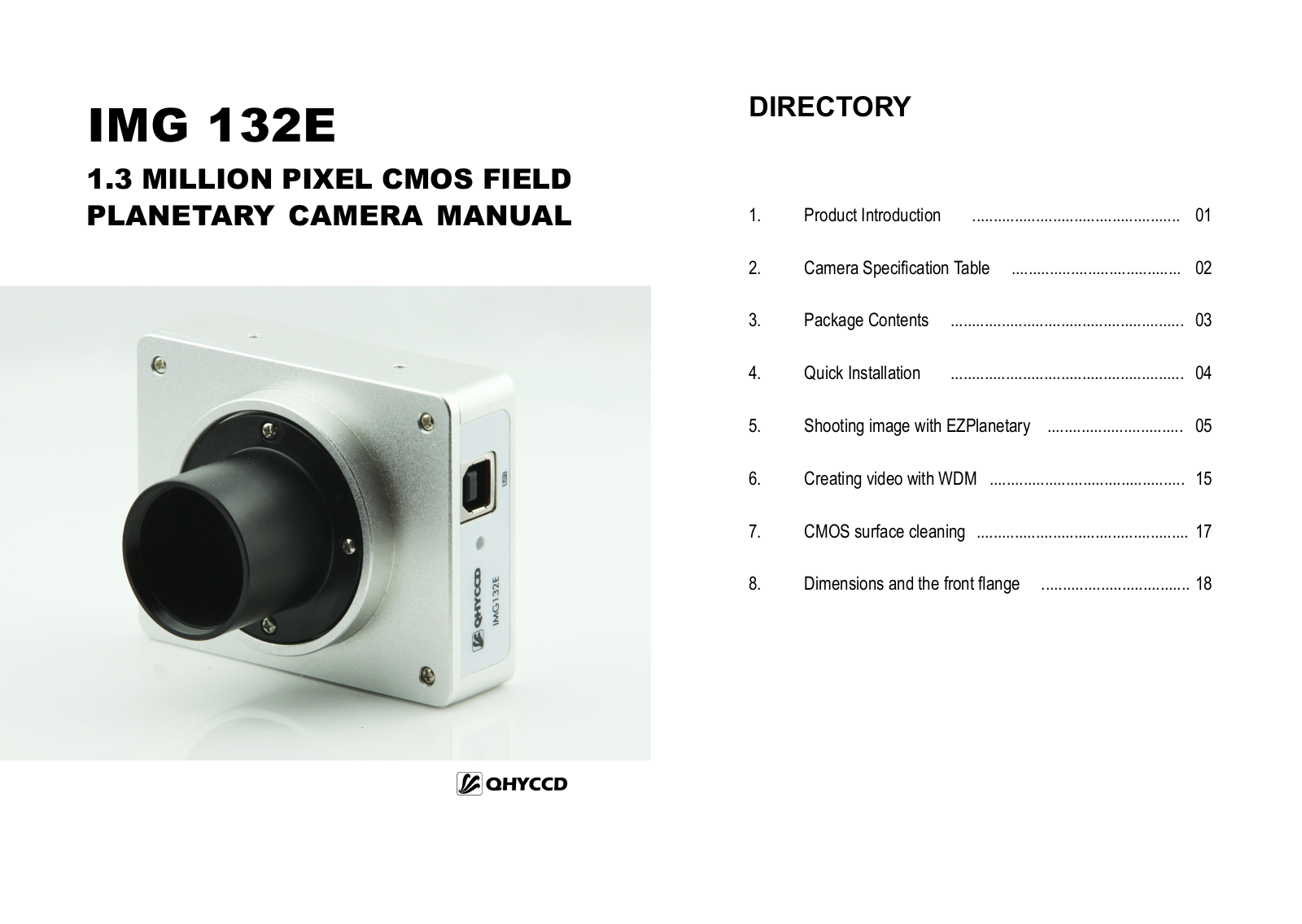 QHYCCD IMG132E User Manual