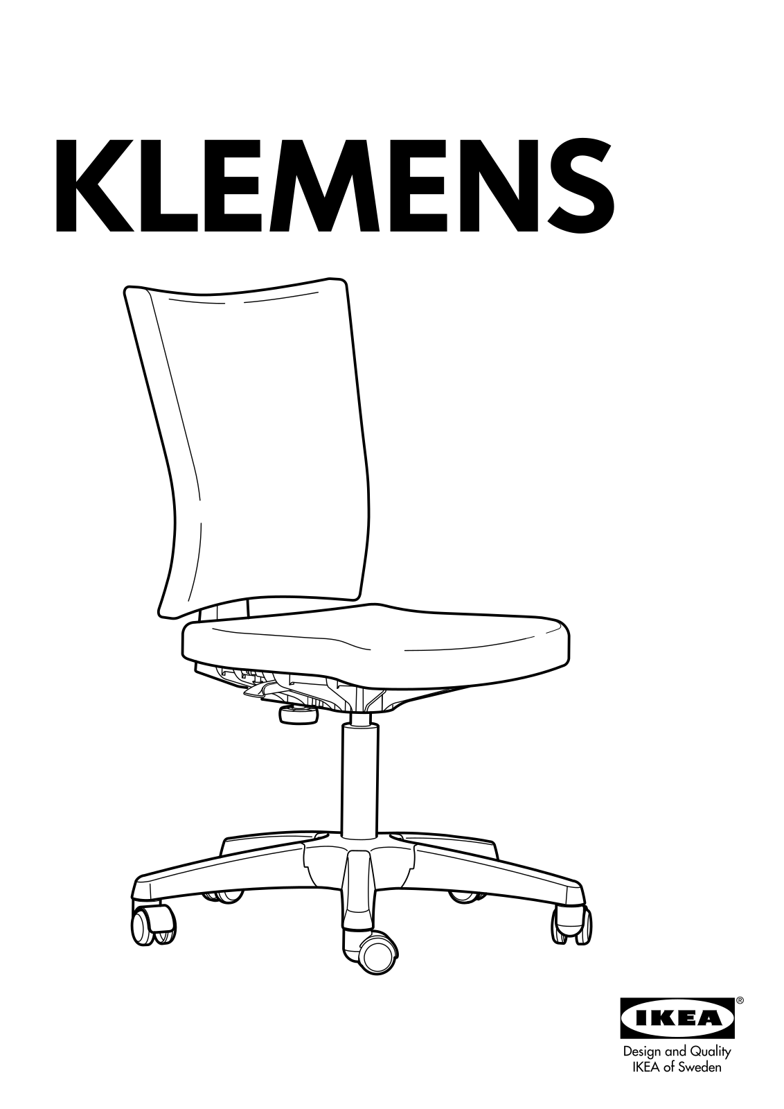 IKEA KLEMENS User Manual