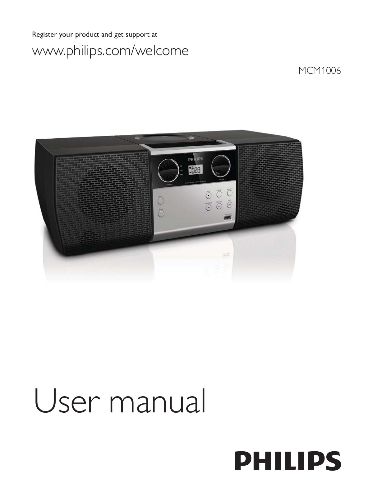 Philips MCM1006 User Manual