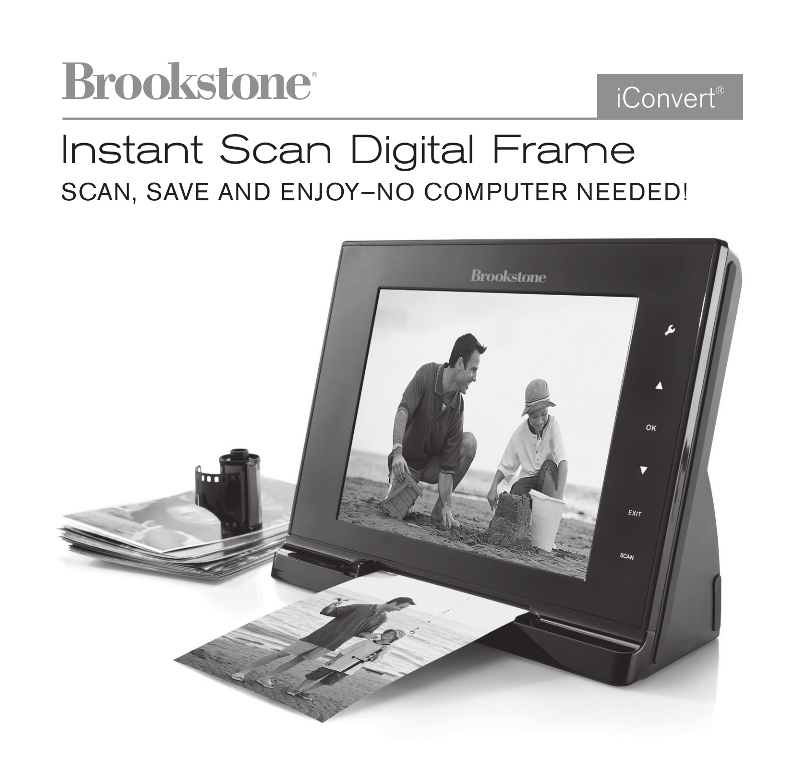 Brookstone Digital Photo Frame User Manual