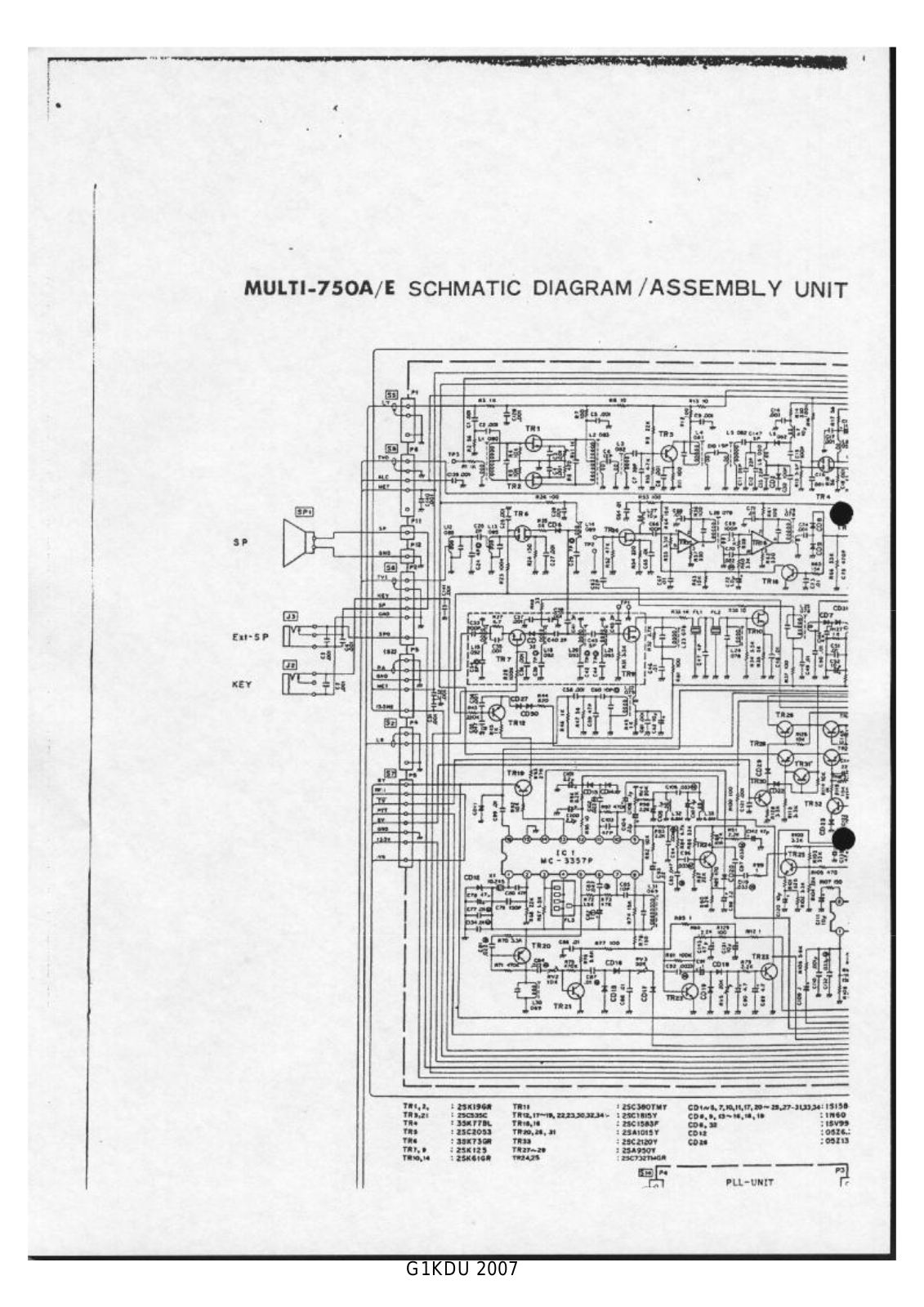 FDK Multi-750 Schematic diagram - ManualMachine.com