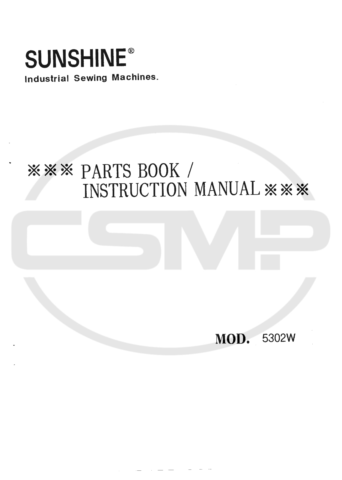 Global 5302W Parts Book