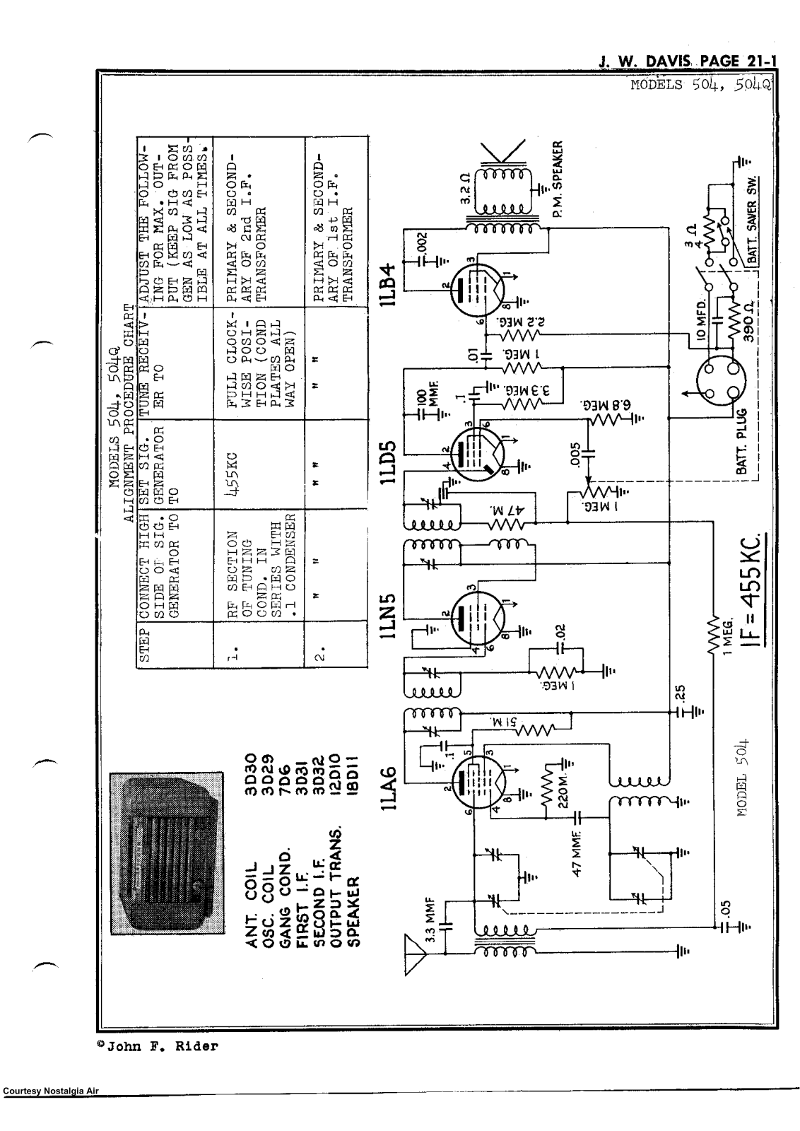 Other J JWDavis-504 Schematic - ManualMachine.com