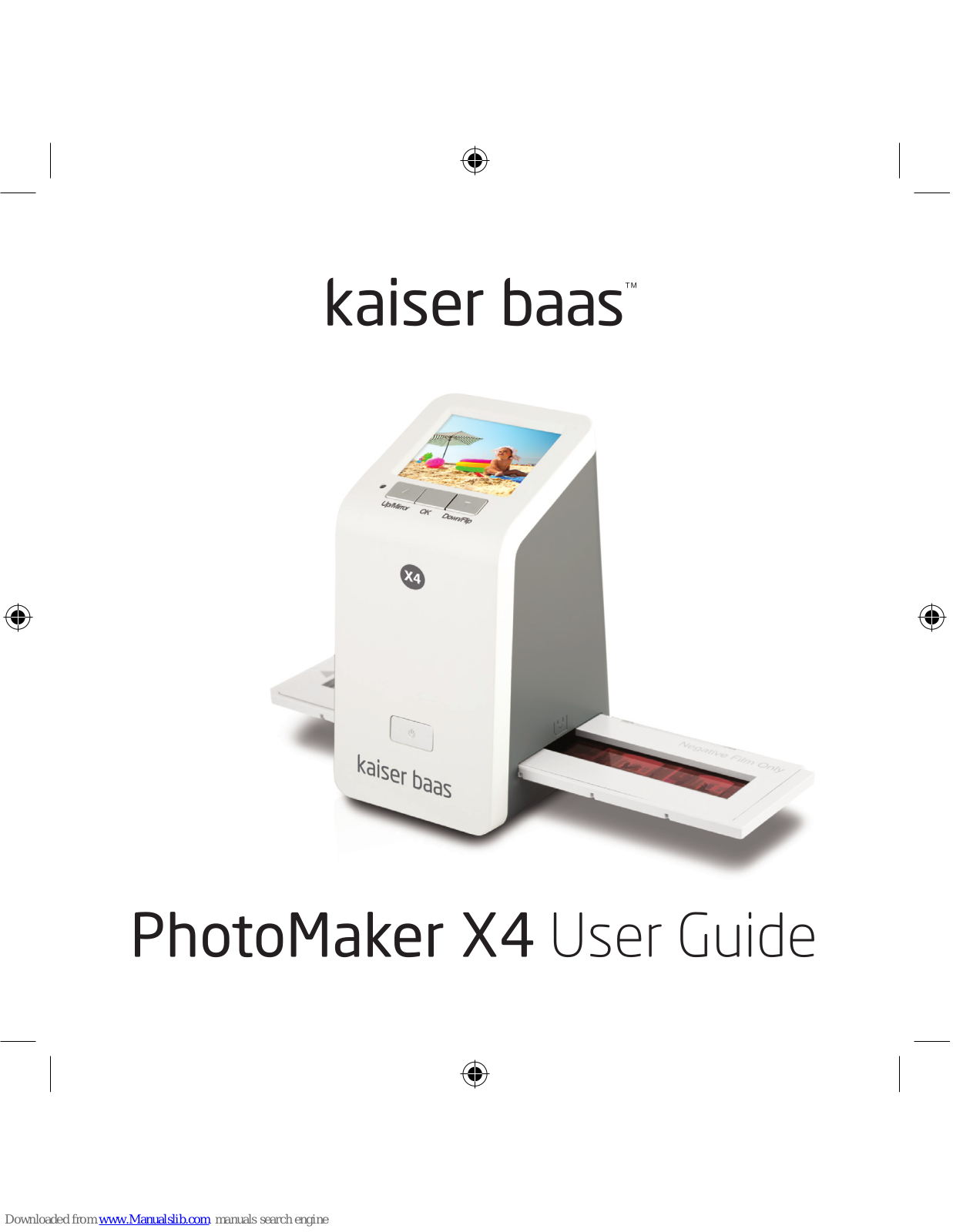 Kaiser Baas PhotoMaker X4 User Manual