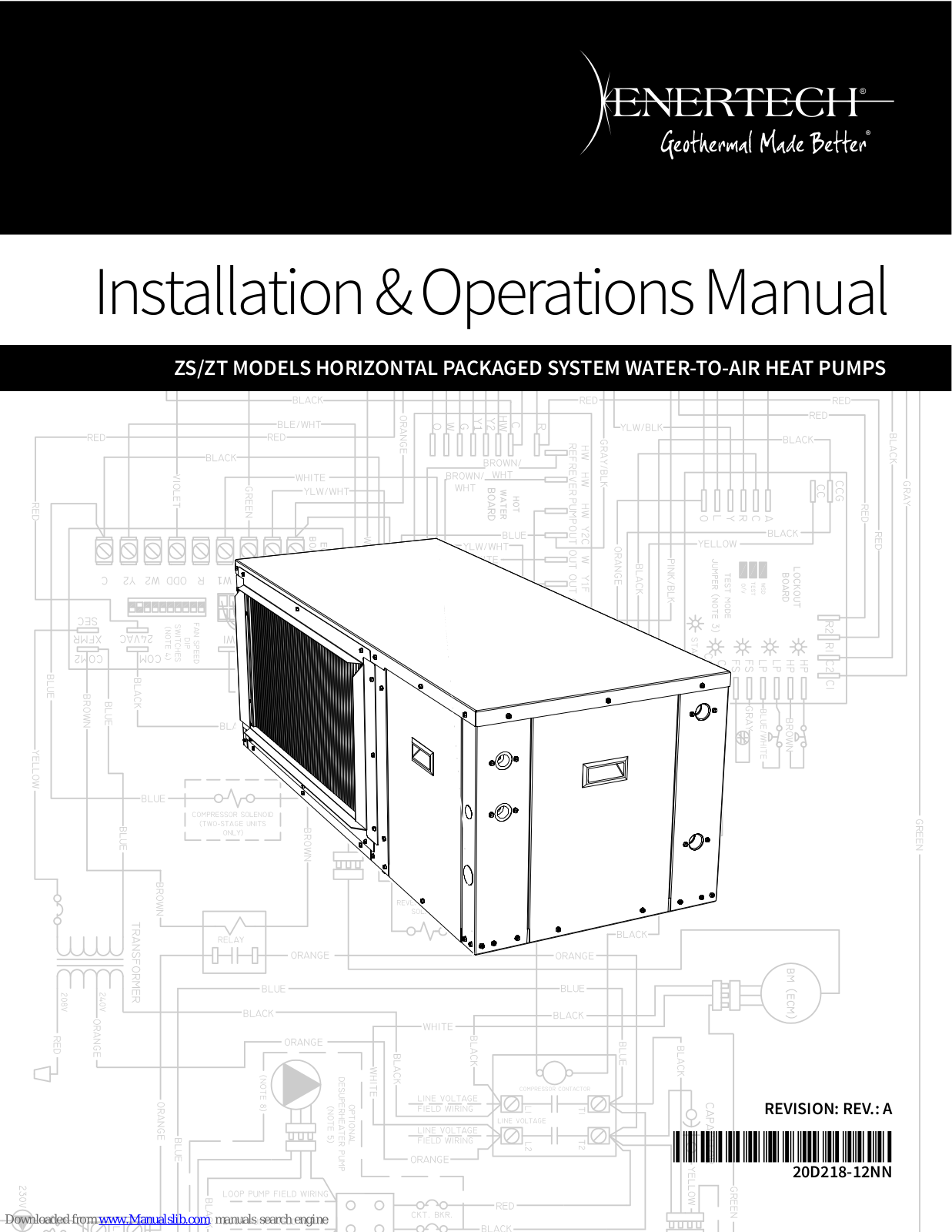Enertech ZS., ZT Installation & Operation Manual - ManualMachine.com