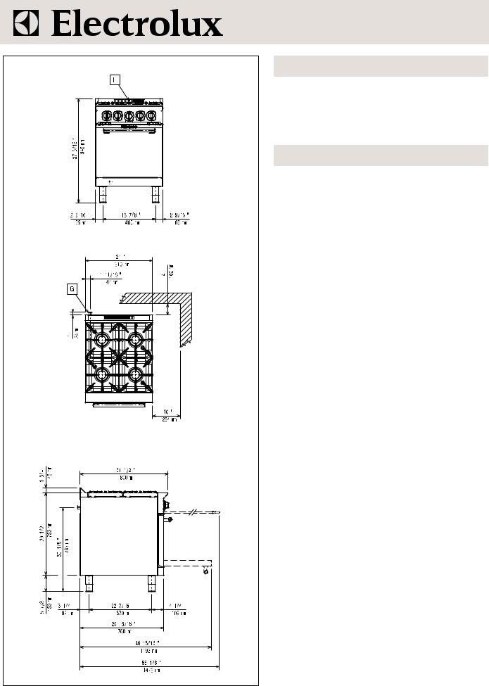 Electrolux 169004 (ACFG24) General Manual