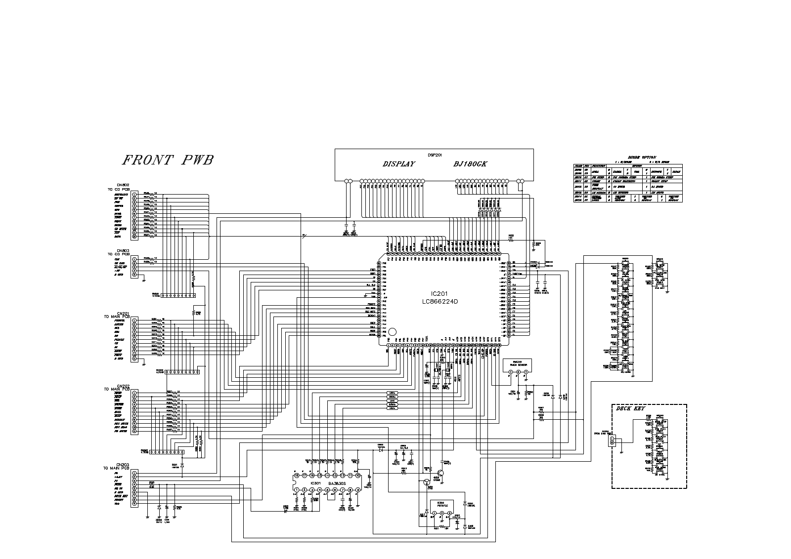 Goldstar ffh-212 Service Manual pwb