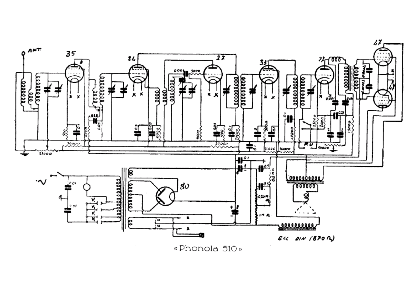 Phonola 510 schematic - ManualMachine.com