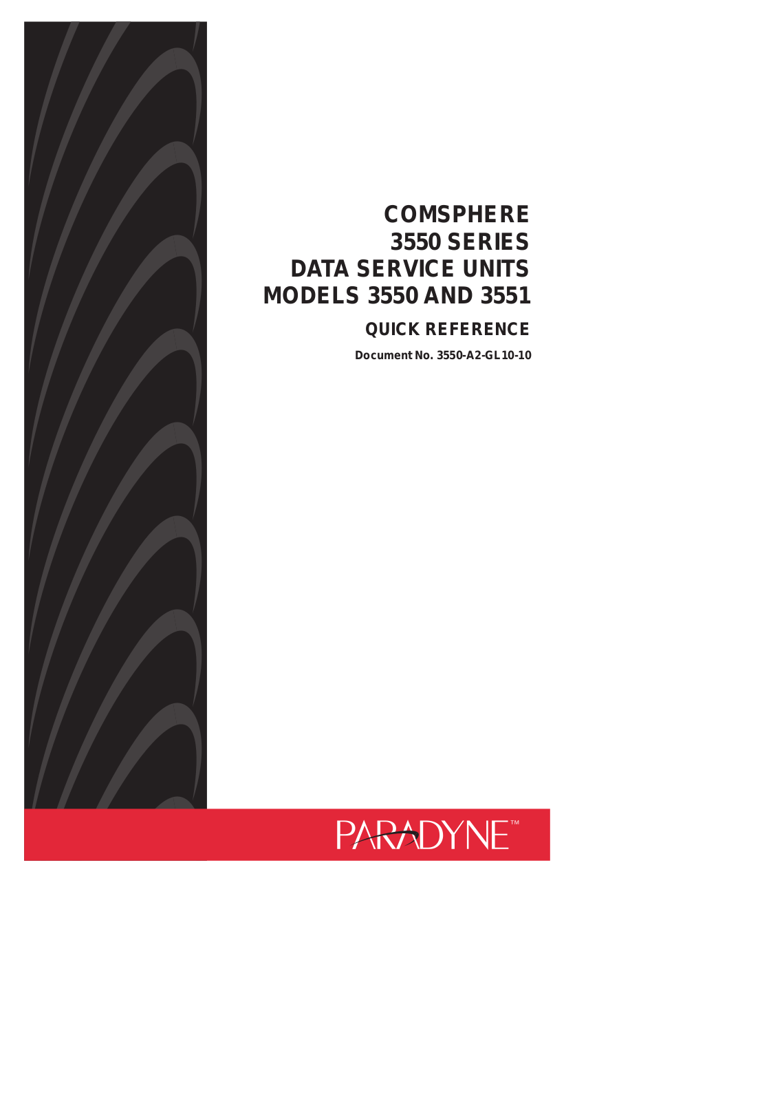 Paradyne 3550, 3551 User Manual 2