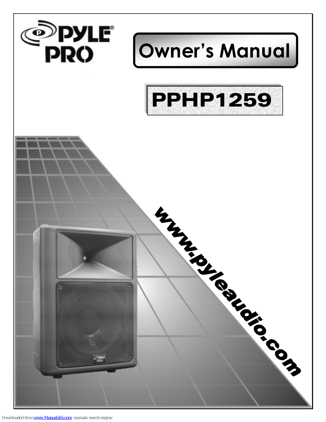 Pyle Pro PPHP1259 Owner's Manual