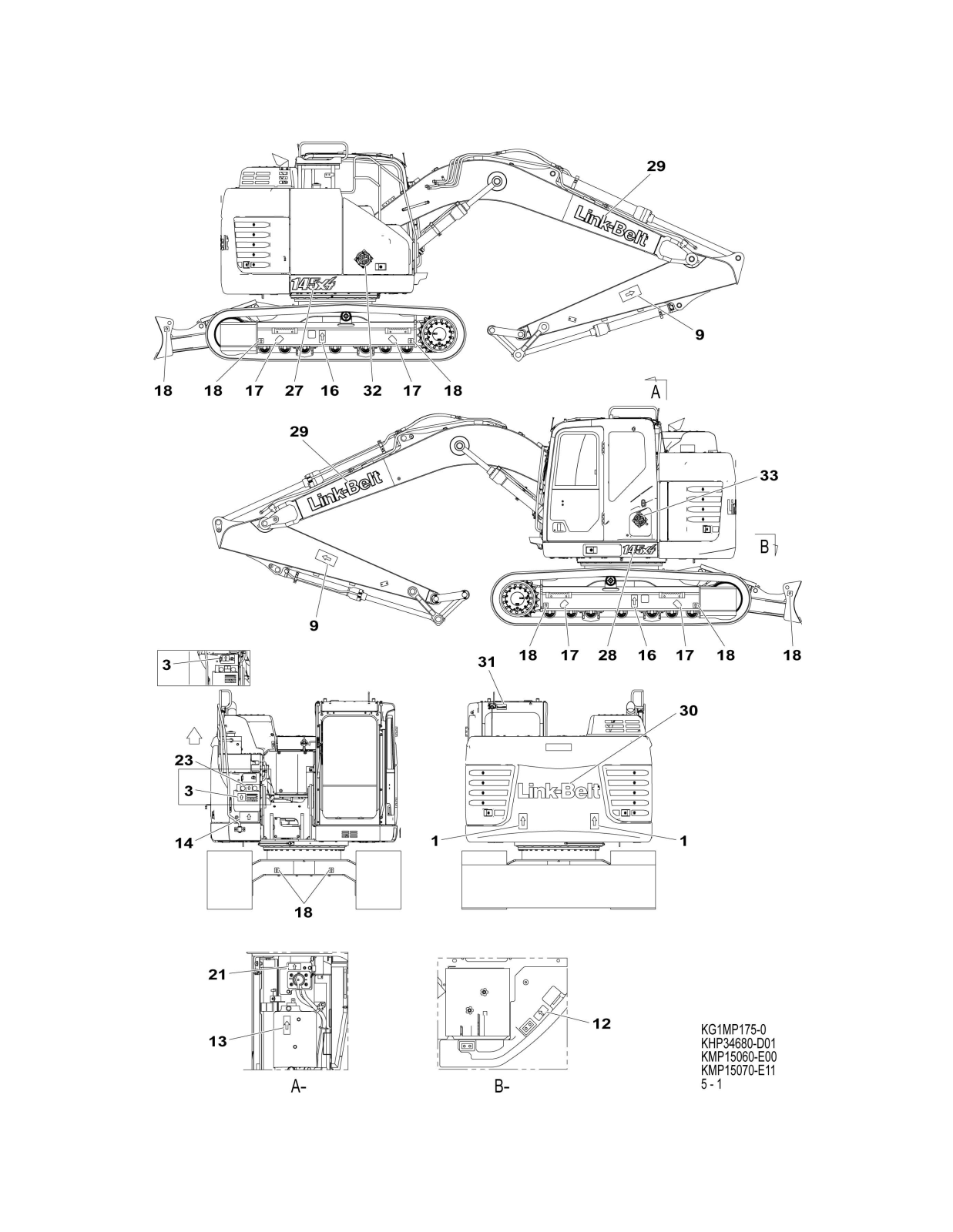 Link-Belt KG1MP175 Schematics