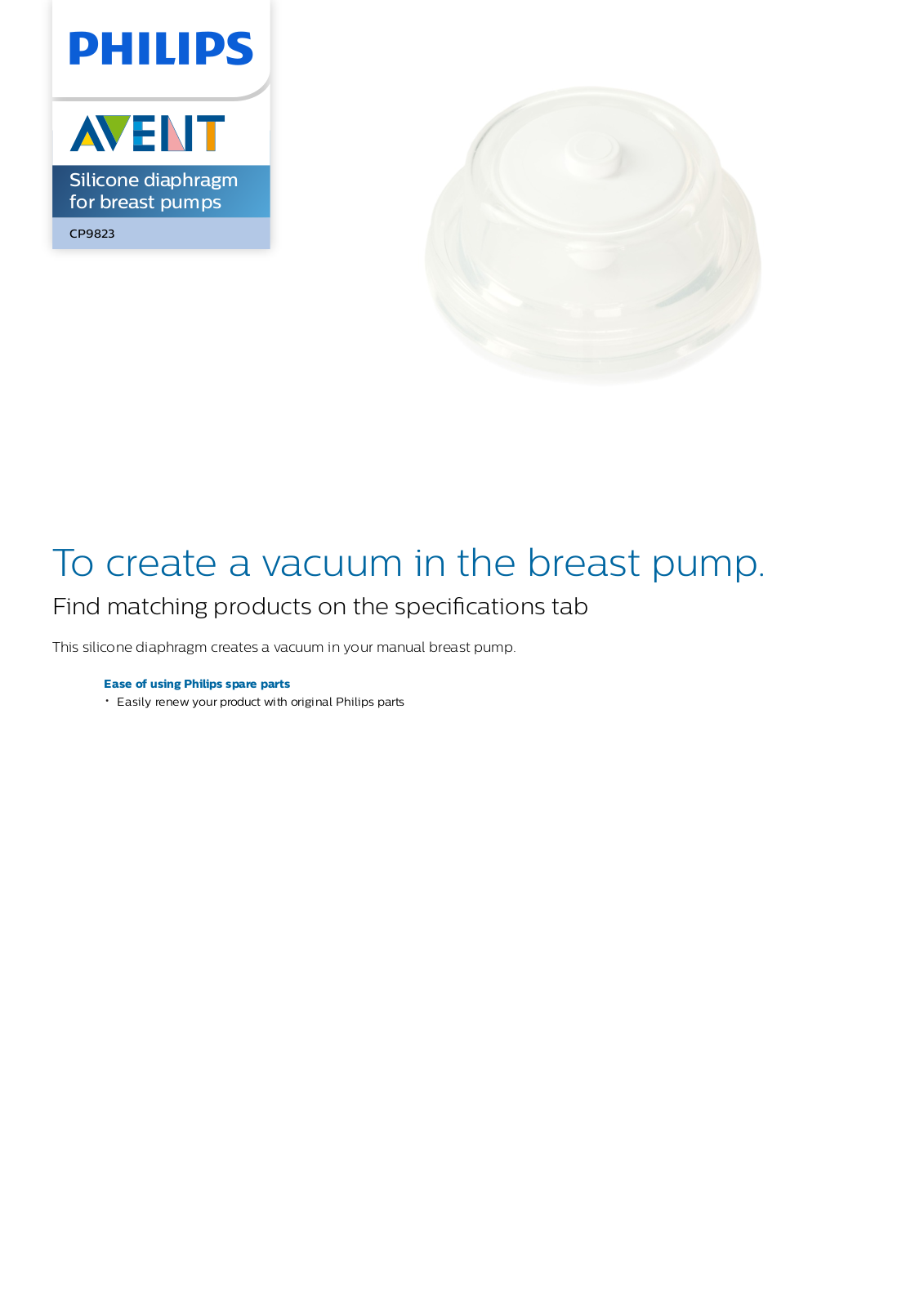 Philips CP9823/01 leaflet - ManualMachine.com