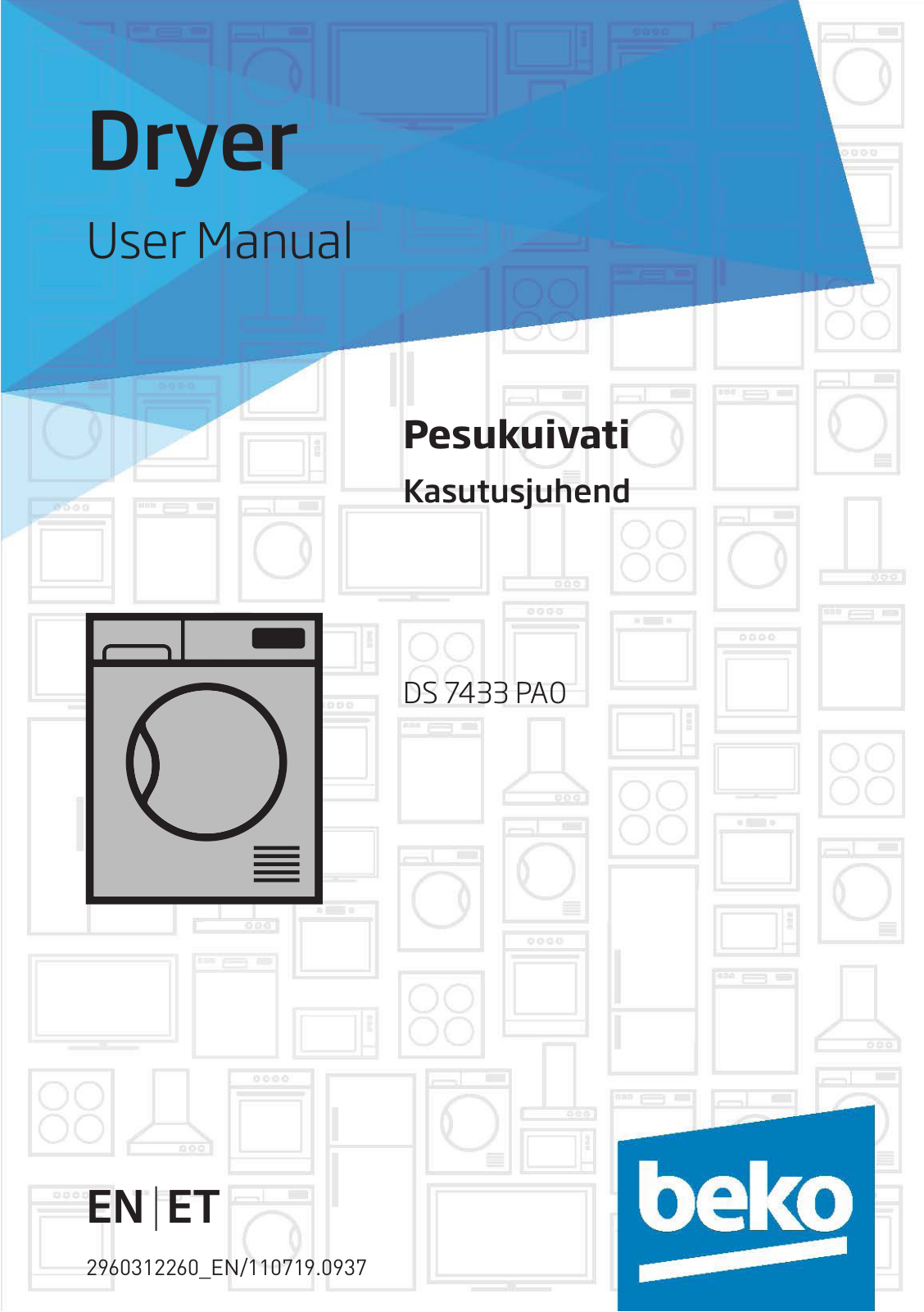 Beko DS7433 PA0 User manual