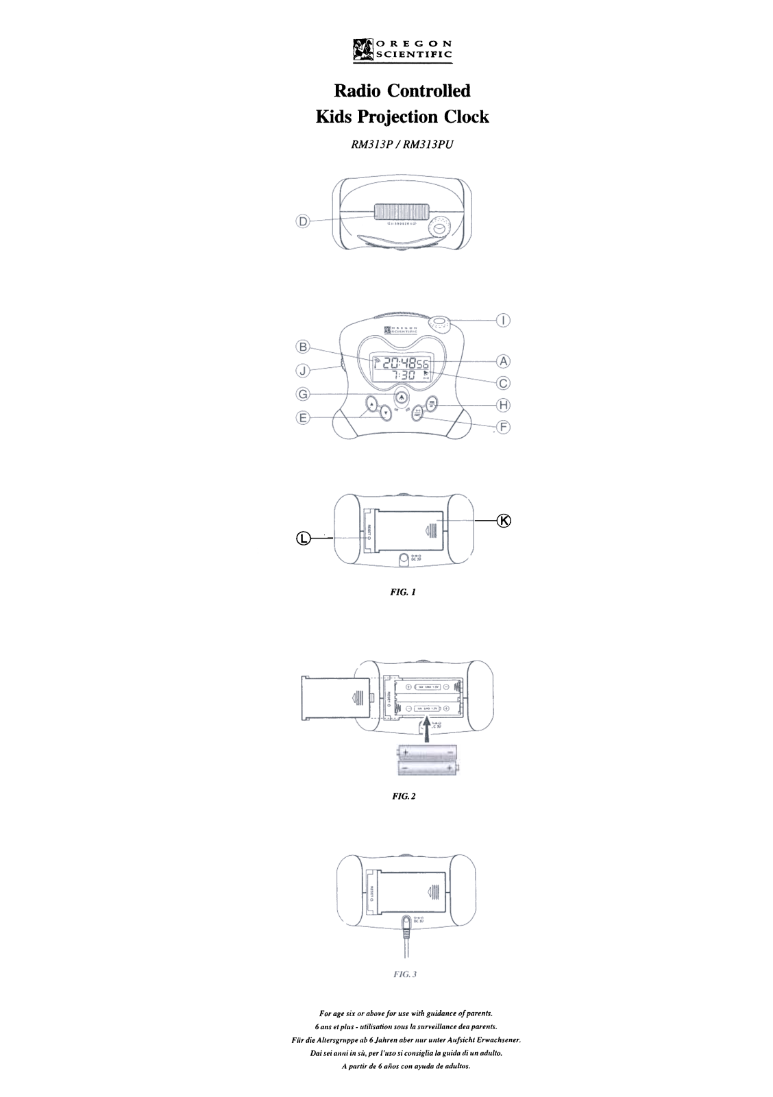 OREGON SCIENTIFIC RM 313 User Manual - ManualMachine.com