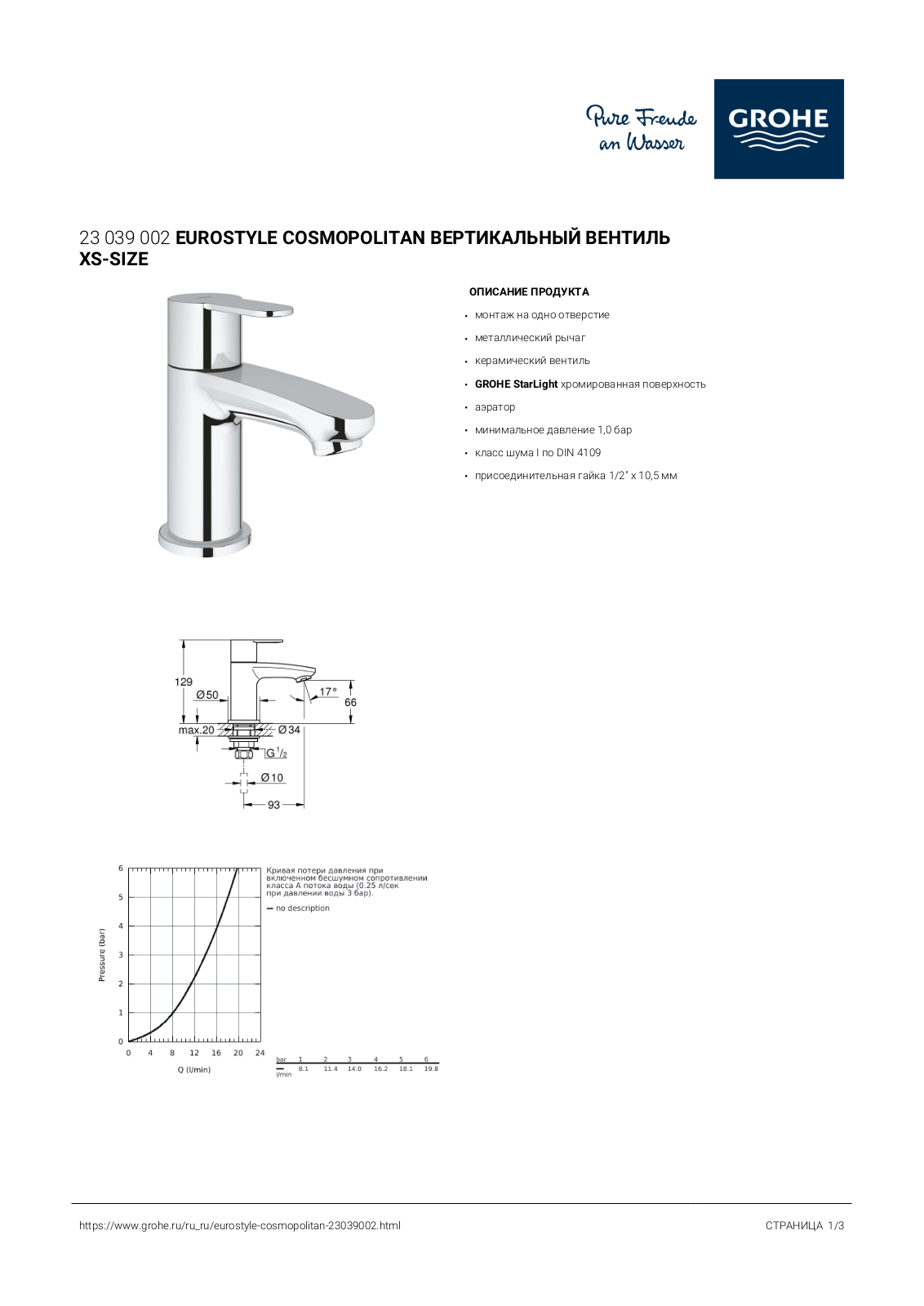 Grohe 23039002 User guide