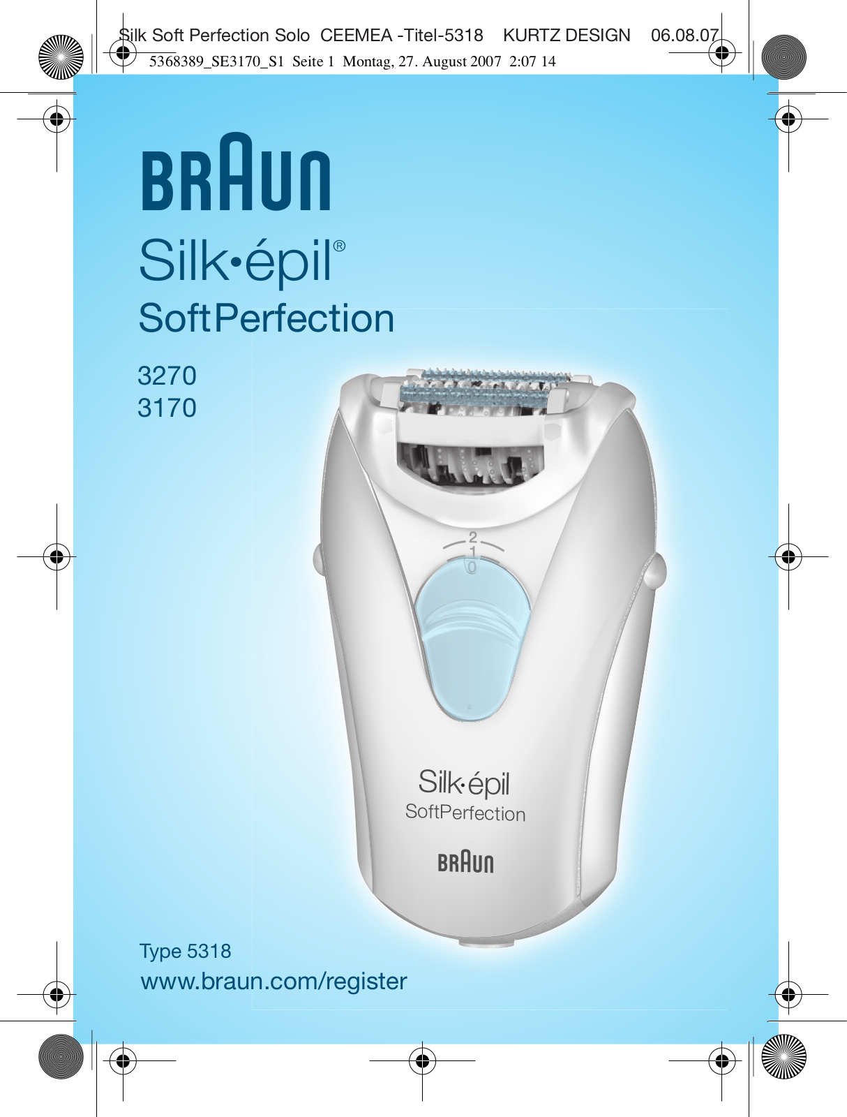 BRAUN SP3270 User Manual