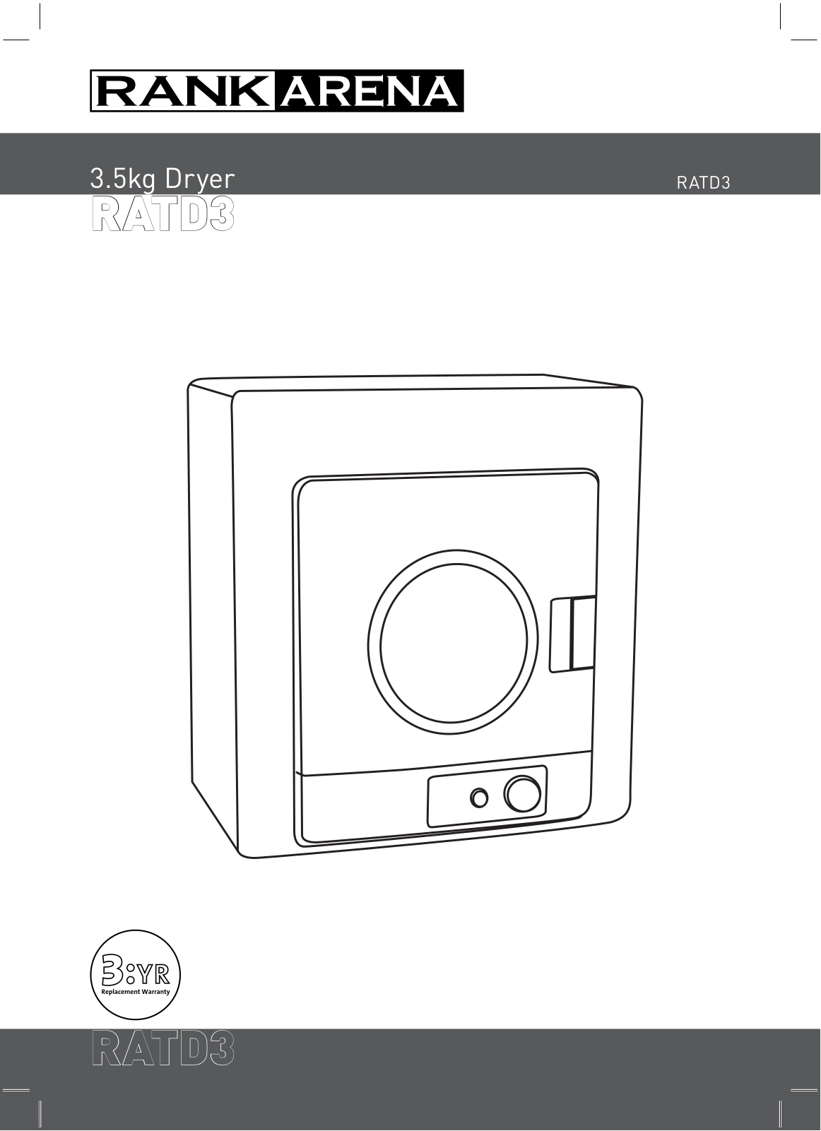 Haier RATD3 User Manual