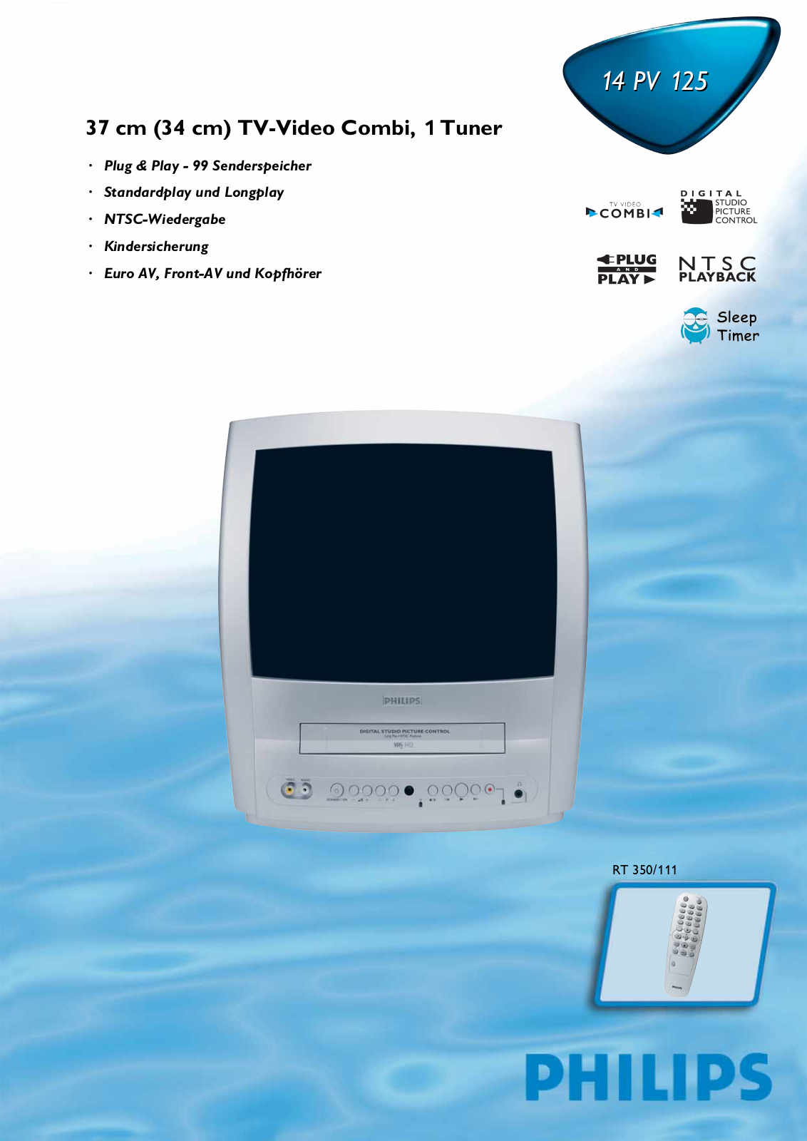 Philips 14PV125 User Manual