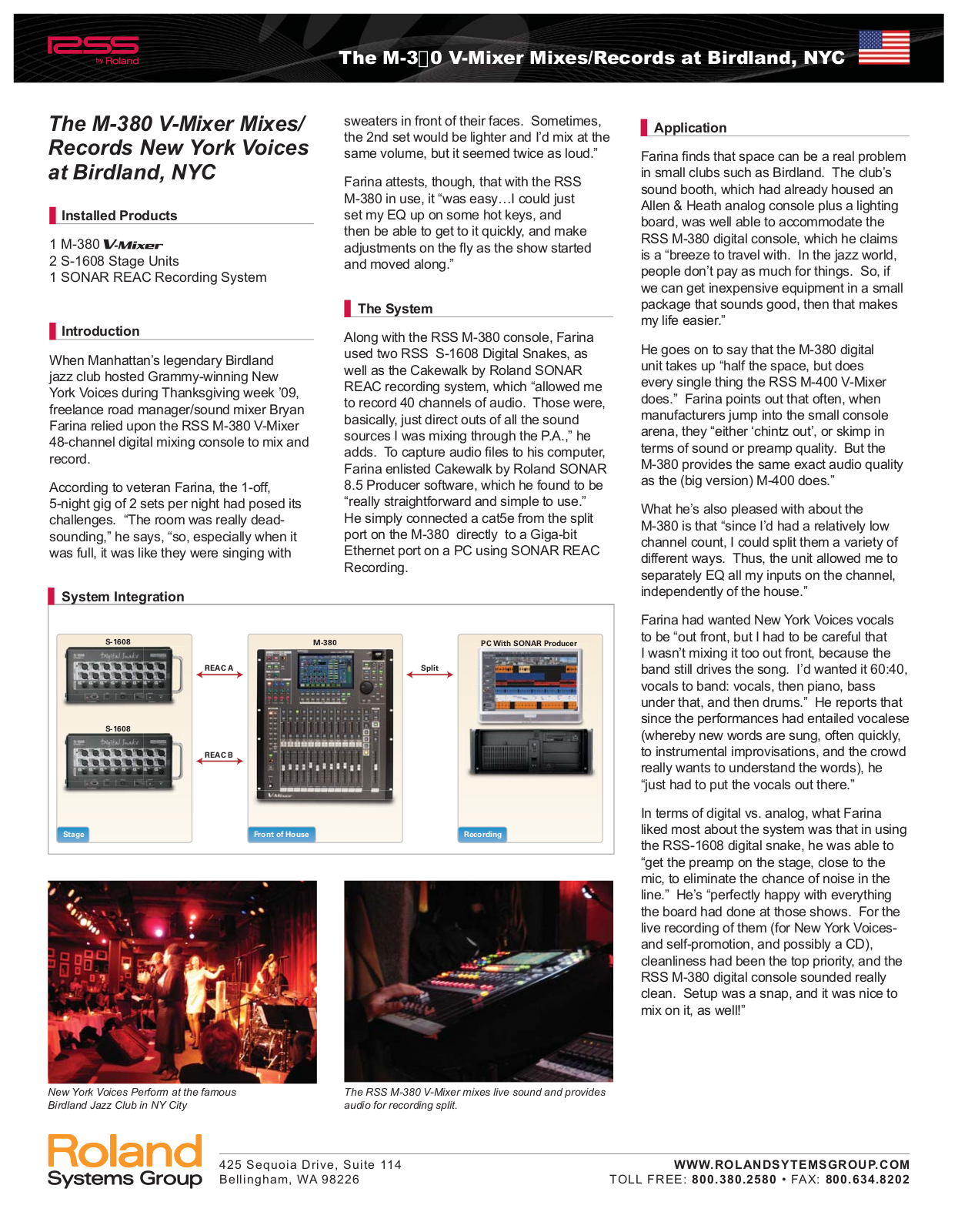 Roland S-1608 User Manual