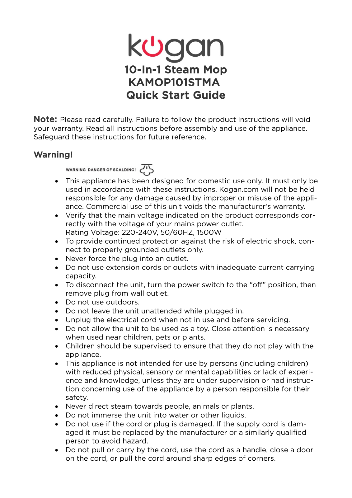 Kogan KAMOP101STMA User Manual