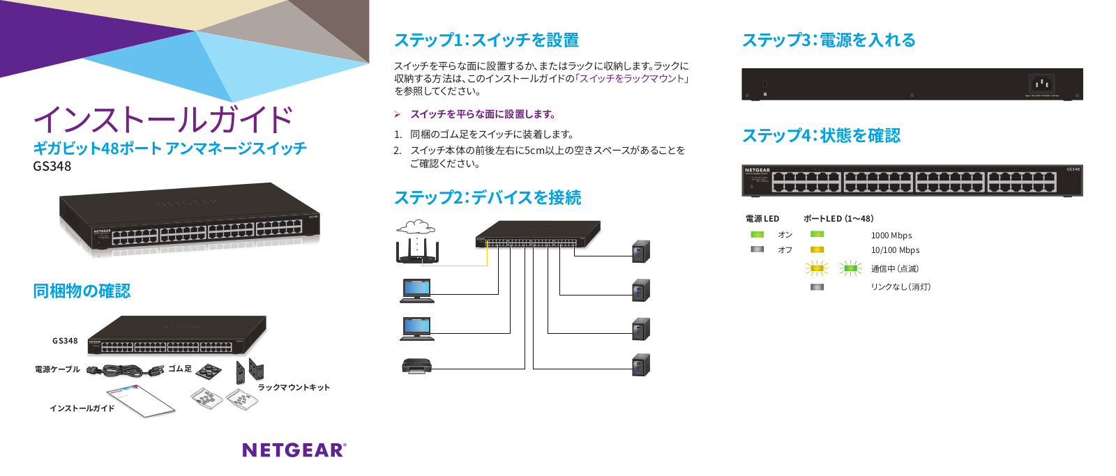 Netgear GS348 Installation Manual