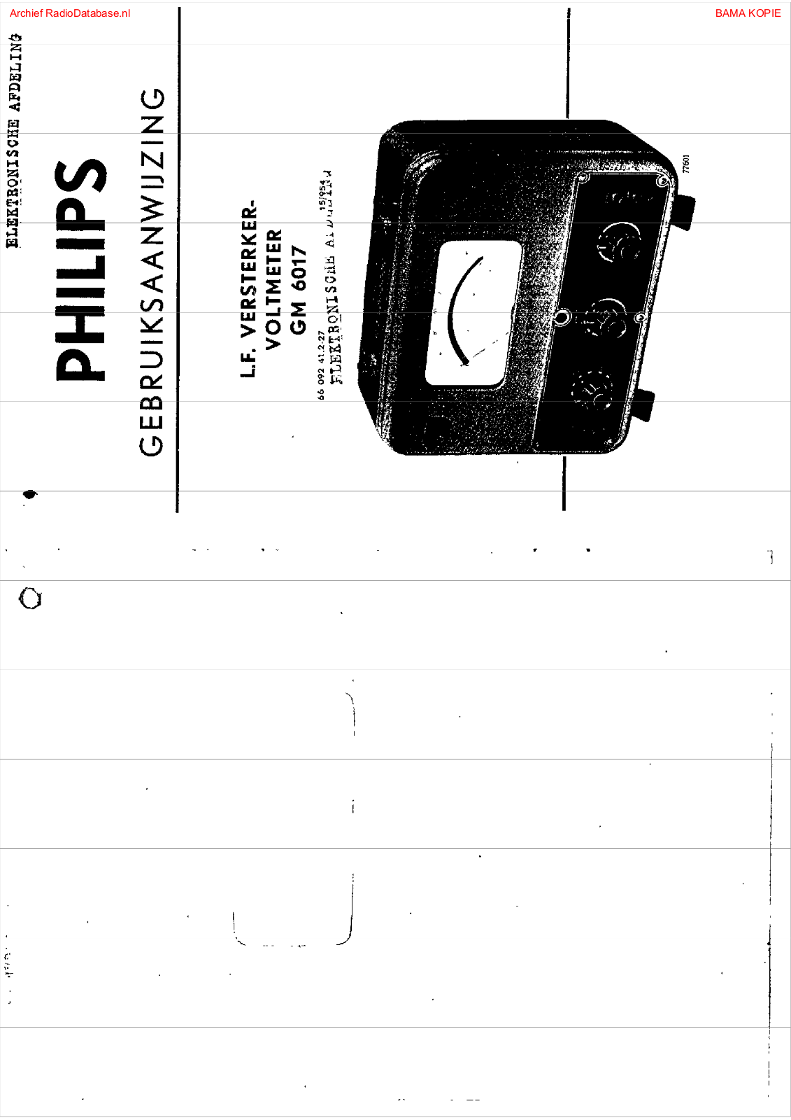 Philips gm6017 User Manual