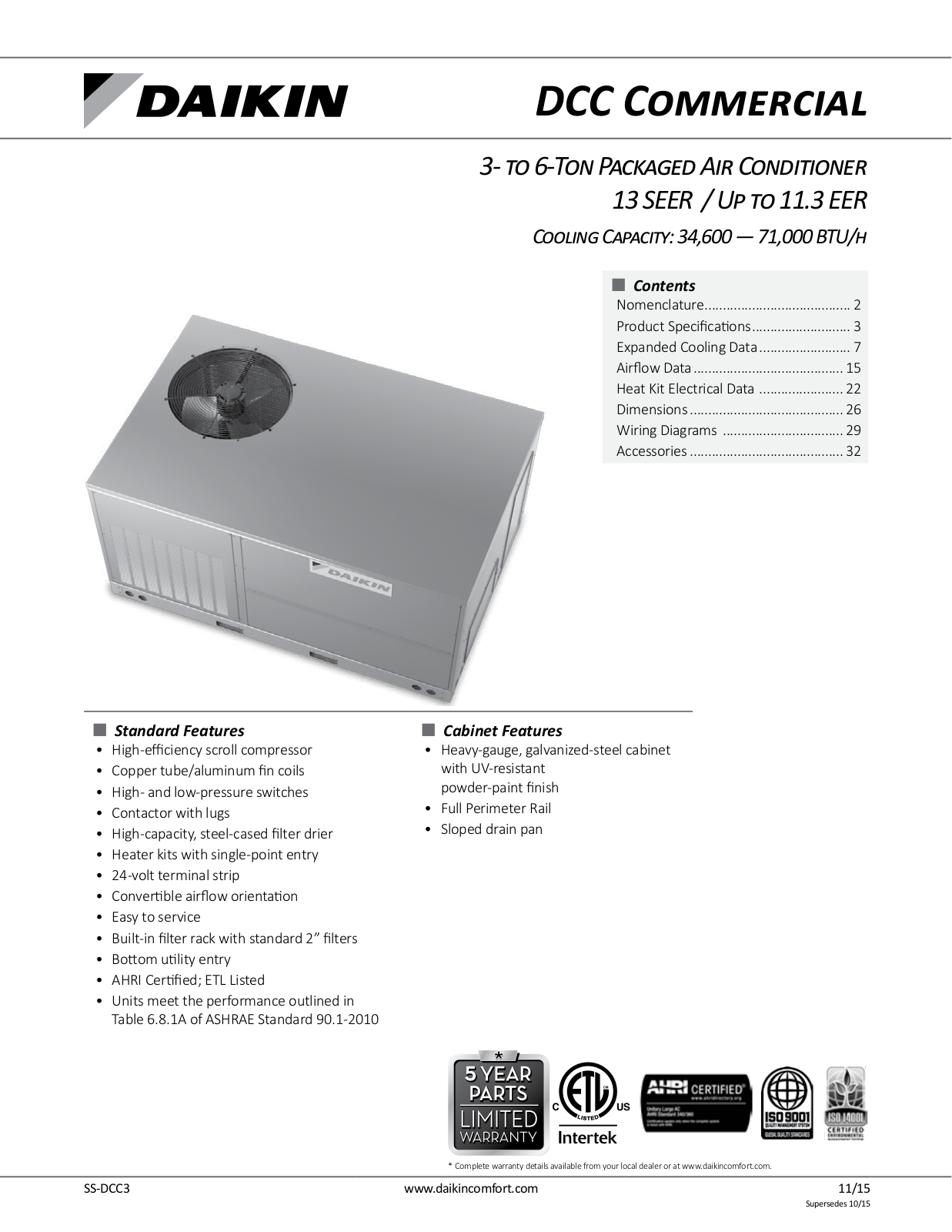 Goodman DCC048 User Manual