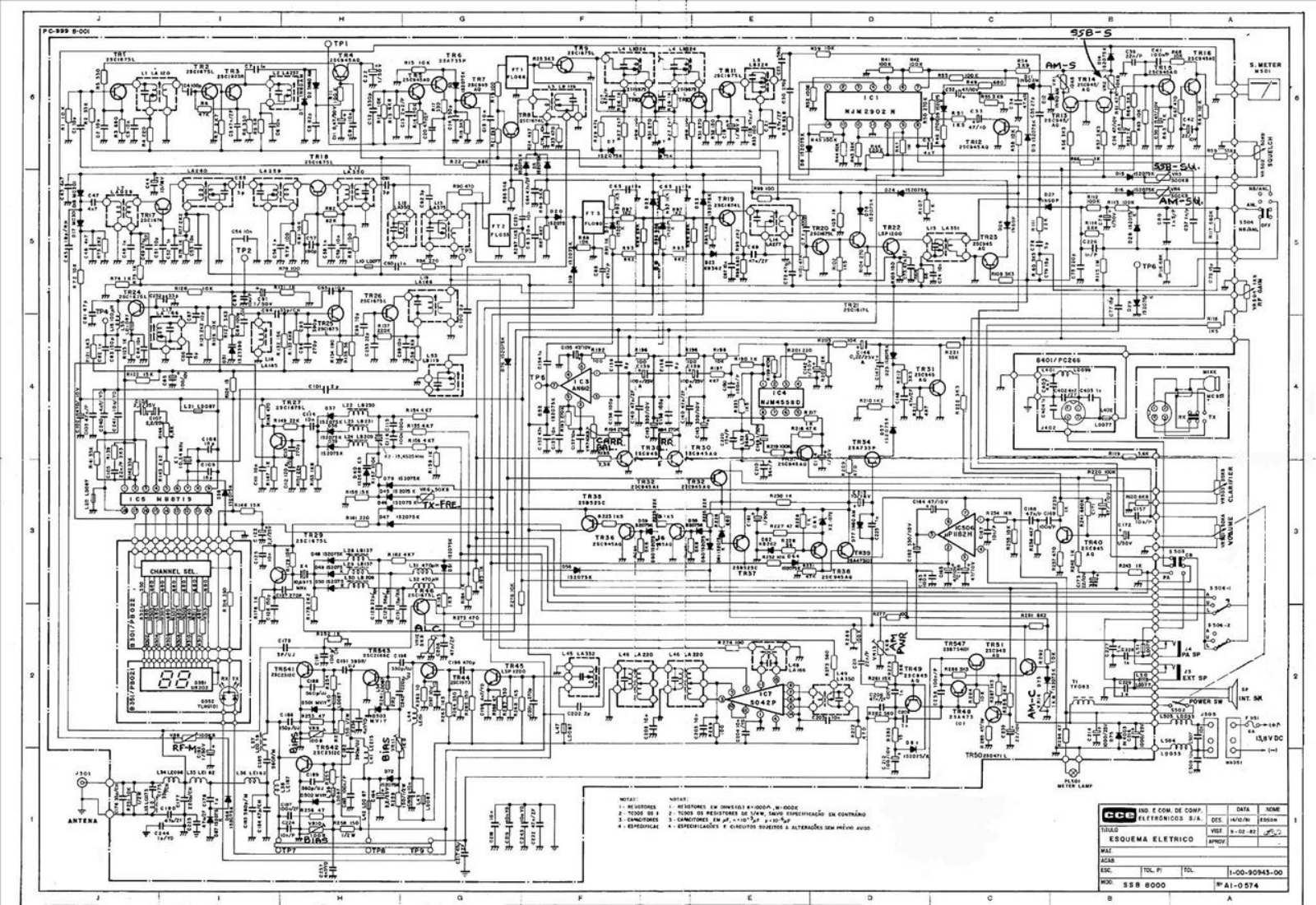 CCE SSB8000 Schematic