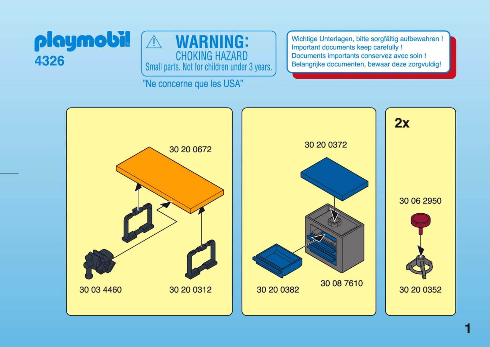 Playmobil 4326 Instructions