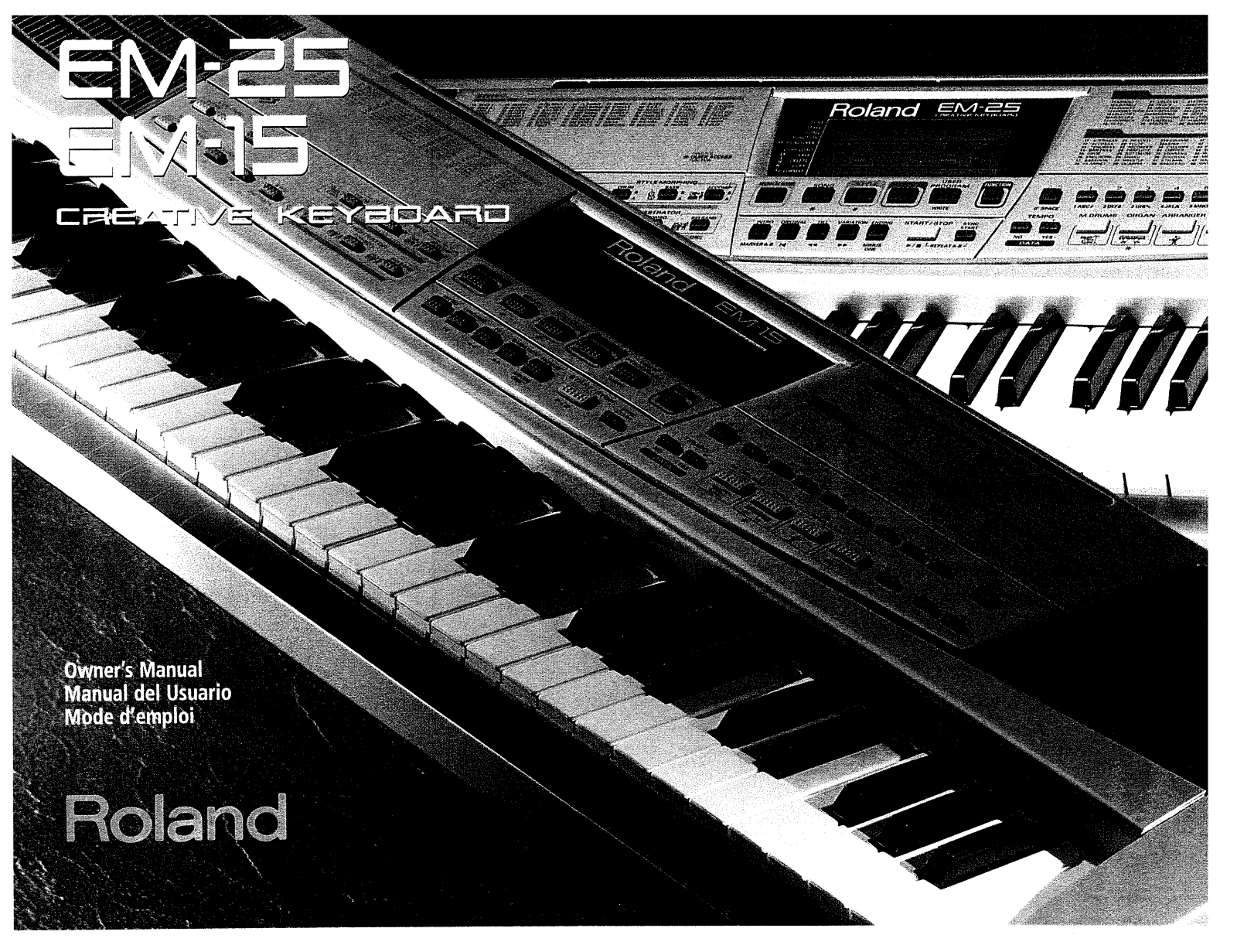 Roland Corporation EM-15 Owner's Manual