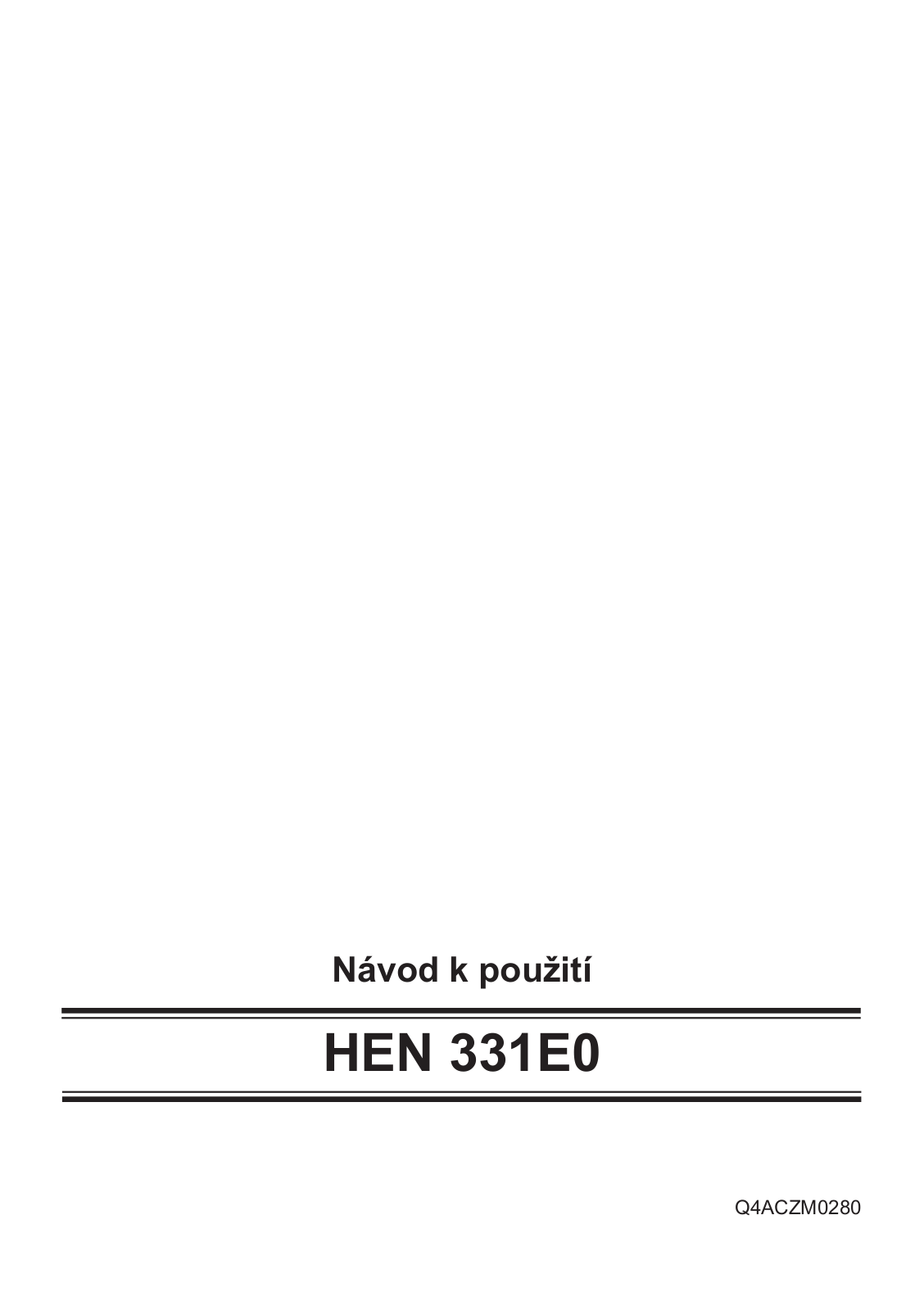 Bosch HEN 331E0 User Manual