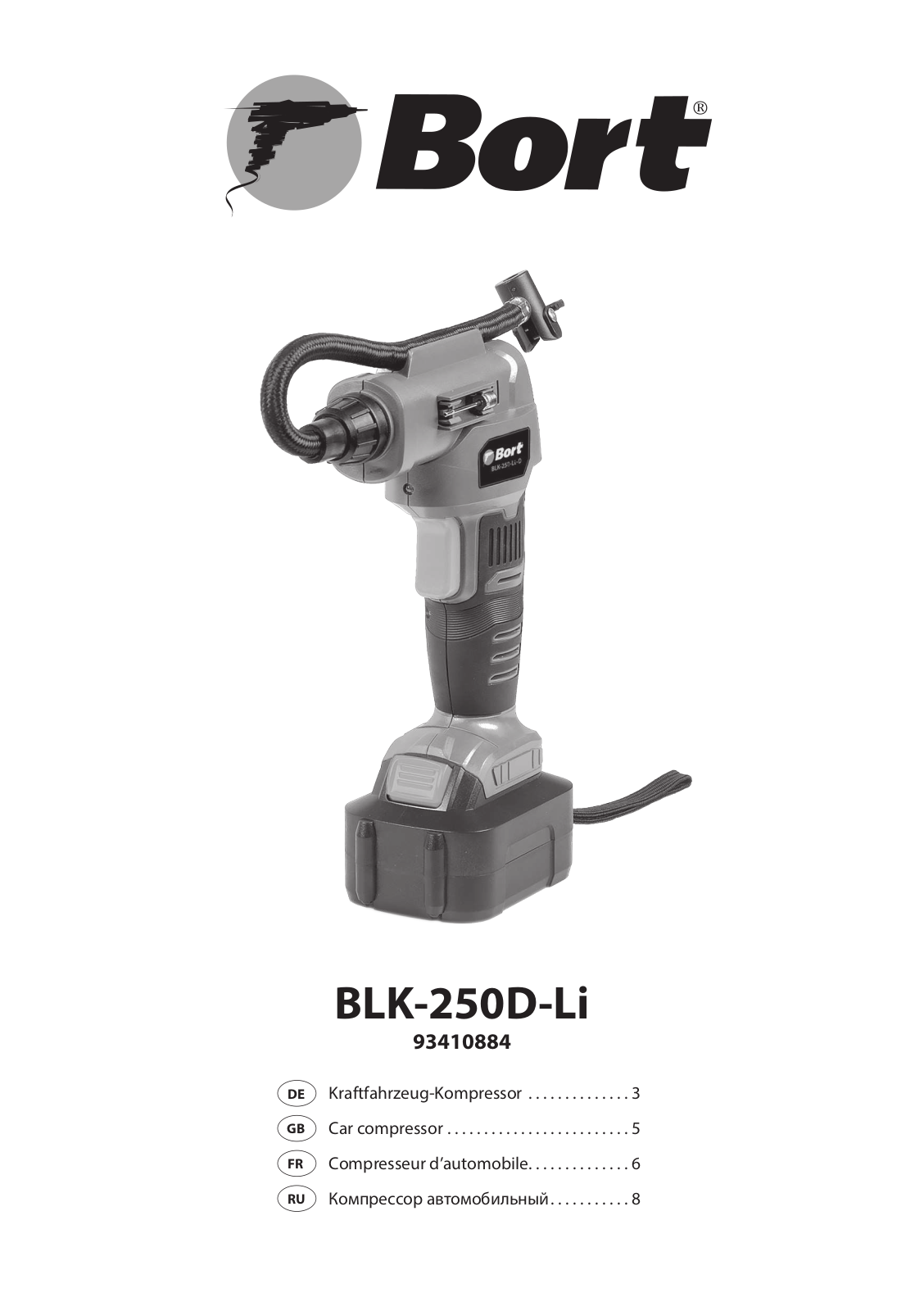 Bort BLK-250D-Li User Manual