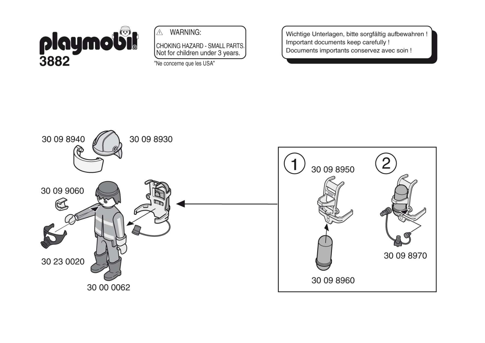 Playmobil 3882 Instructions