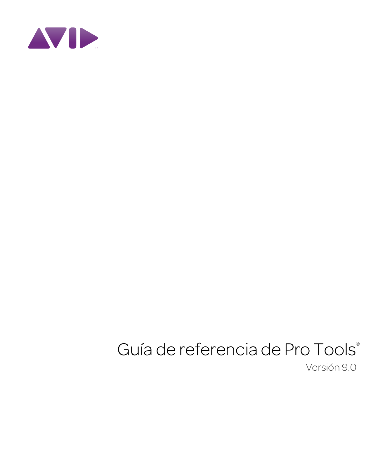 Pinnacle Systems Pro Tools - 9.0 Manual de Referencia