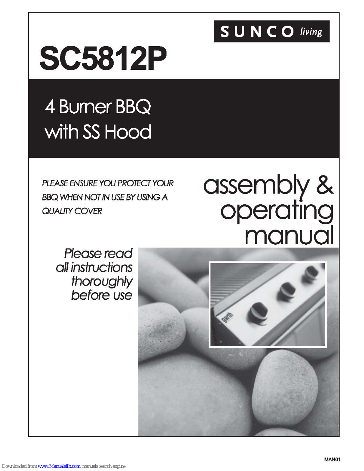 Sunco SC5812P Assembly & Operating Manual