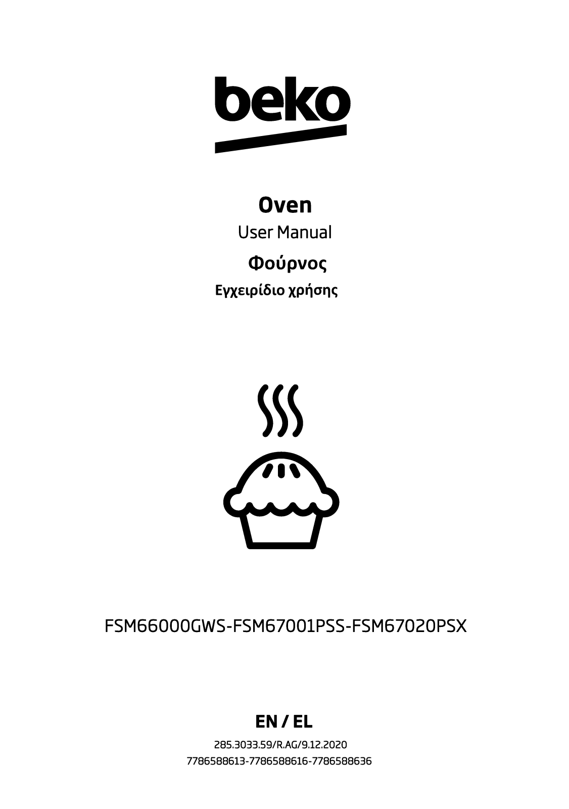 Beko FSM67001PSS, FSM67020PSX User manual