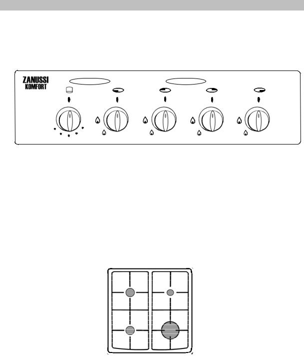 Zanussi ZCG5165 User Manual