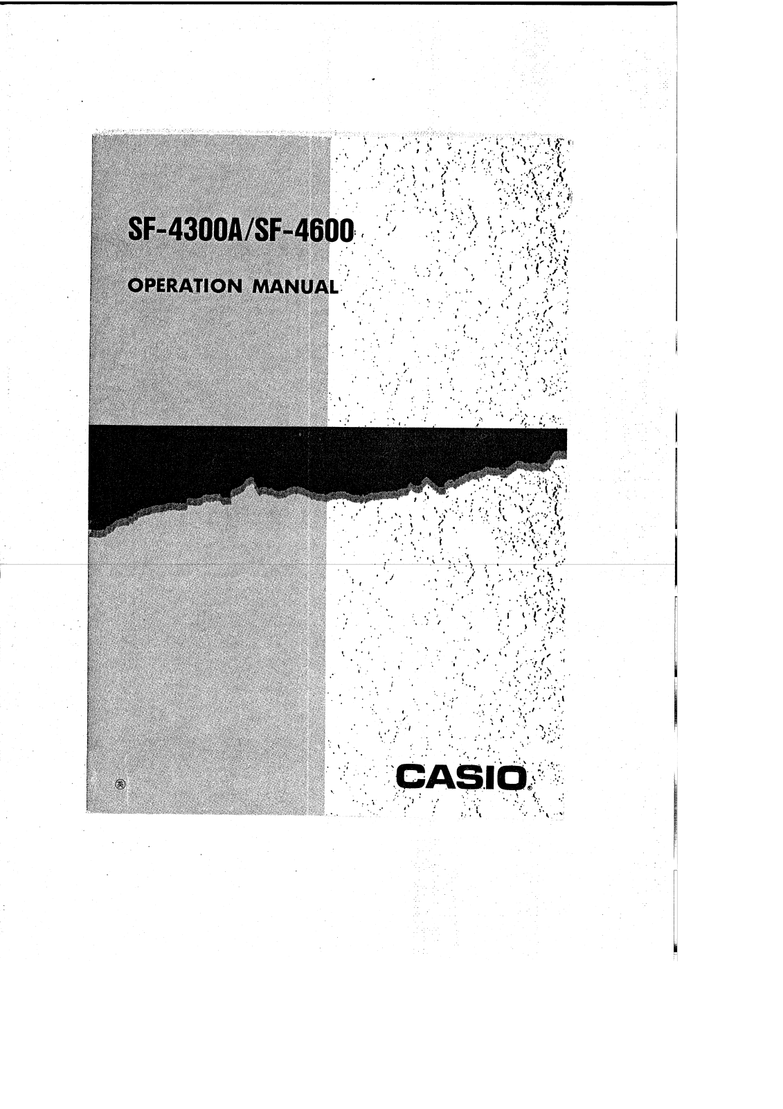 CASIO SF-4600, SF-4300A User Manual