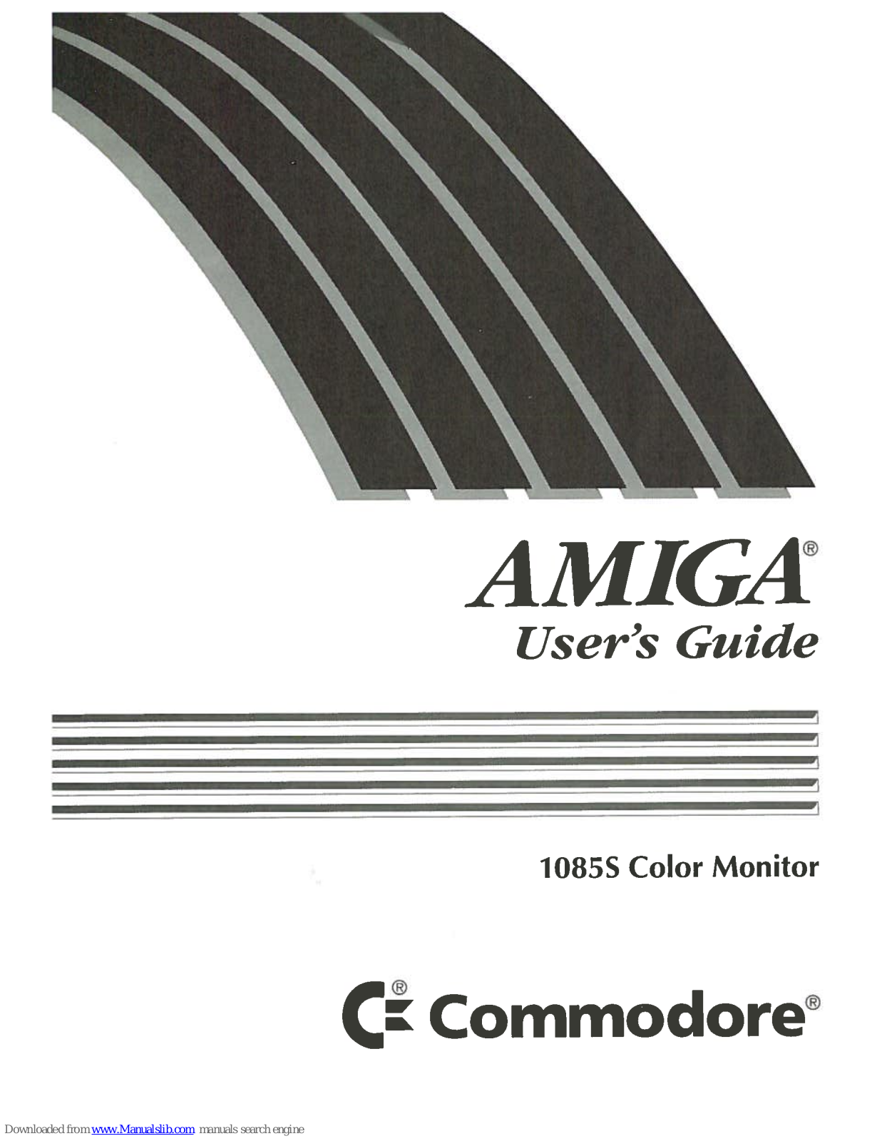 Commodore AMIGA 1085S User Manual