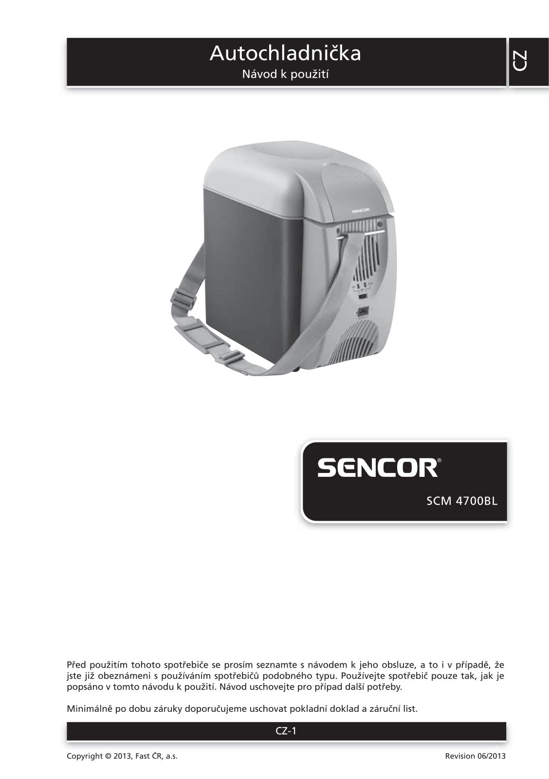 Sencor SCM 4700BL User Manual