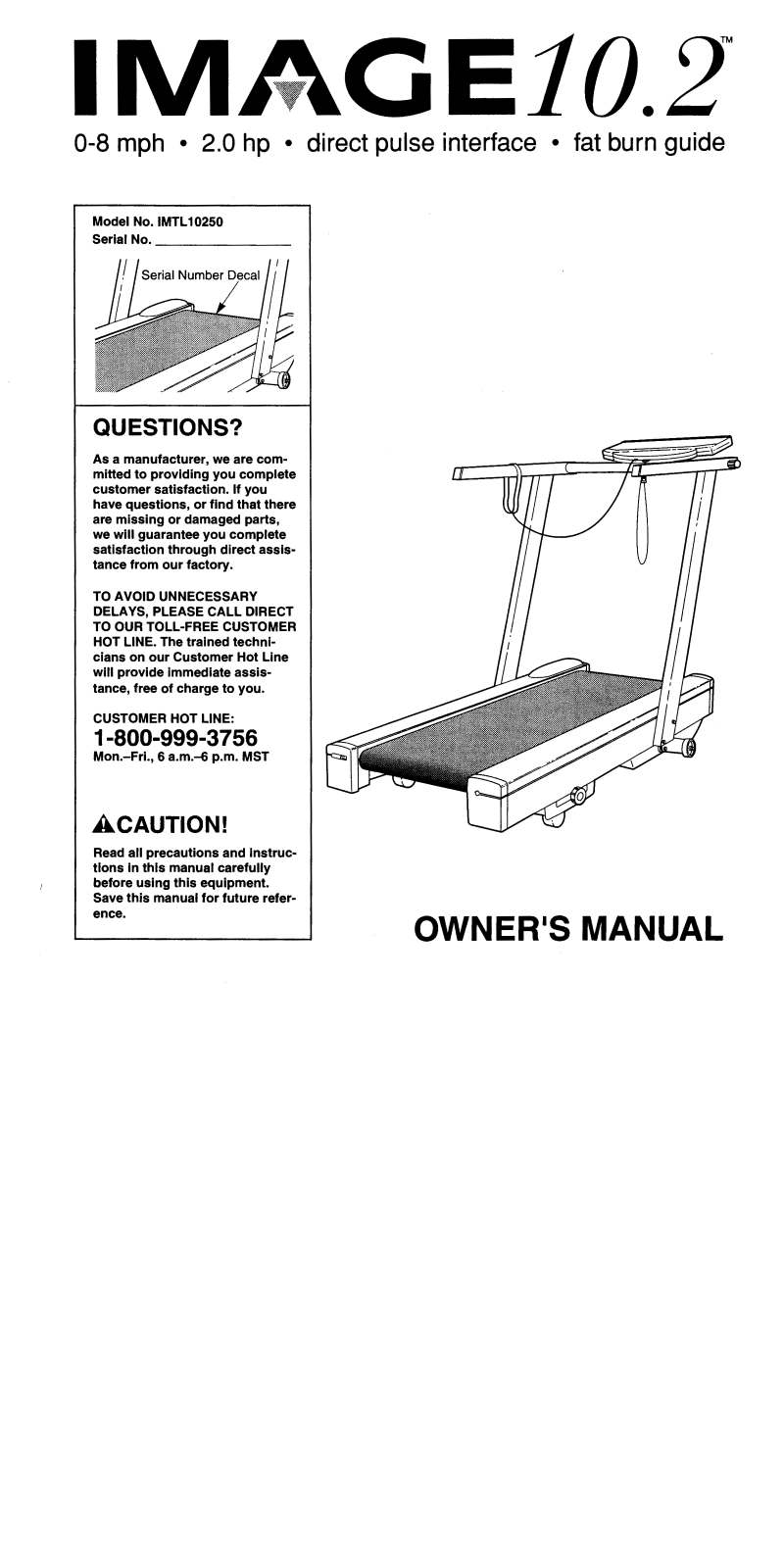 Image IMTL10250 Owner's Manual