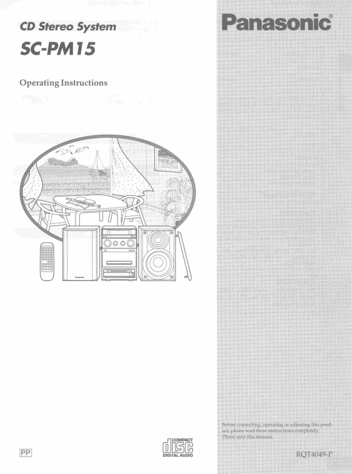 Panasonic SAPM15 User Manual